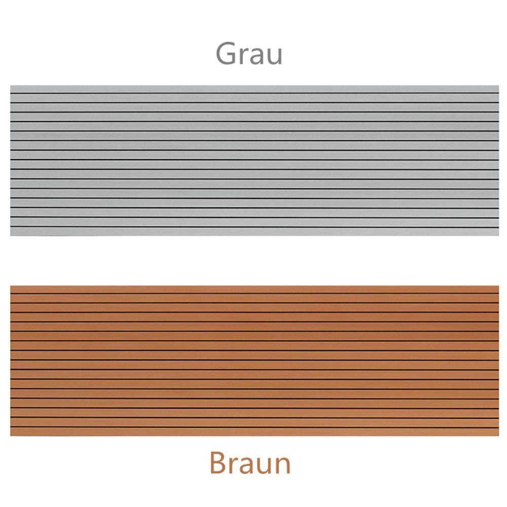 Insma Bodenmatte, EVA Schaum Selbstklebend Yacht 240x90CM/240x60CM Braun Deck