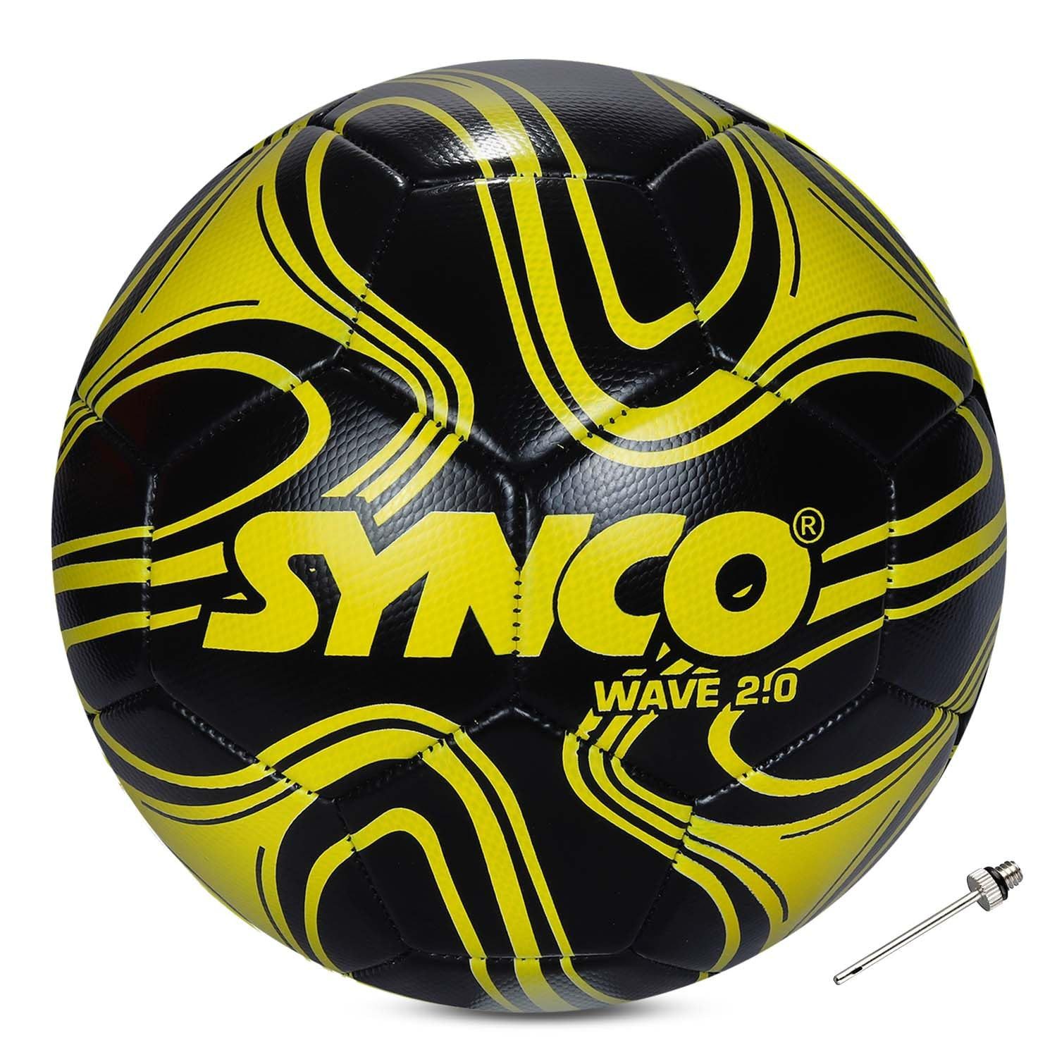 GICO Fußball Synco Fußball Wave 2.0 Größe 5 Robustes PVC Naturrasen-1011