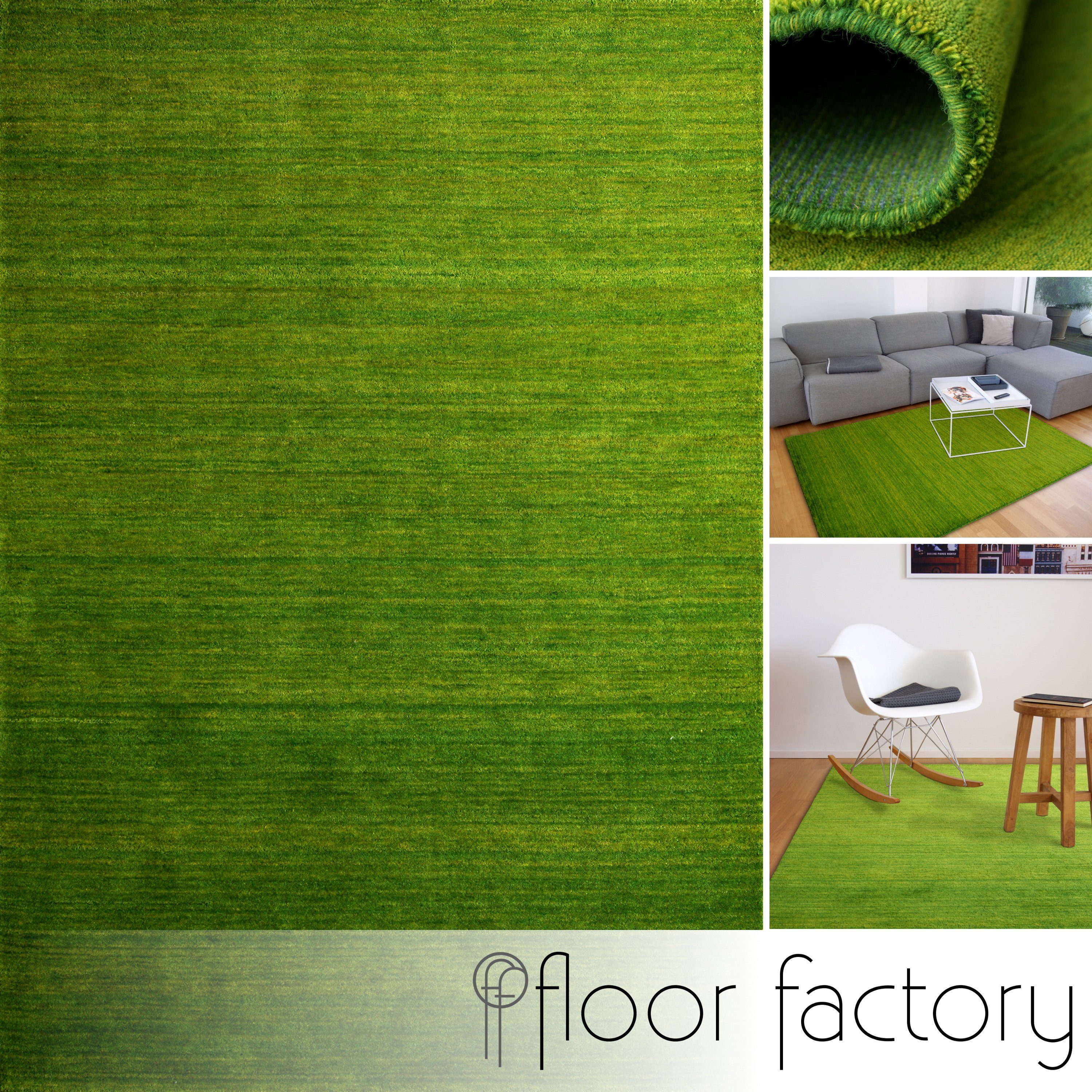 floor factory Wollteppich Gabbeh Teppich Karma, günstig online kaufen