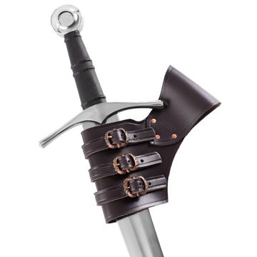 Battle Merchant Ritter-Kostüm Verstellbarer Schwerthalter aus braunem Leder