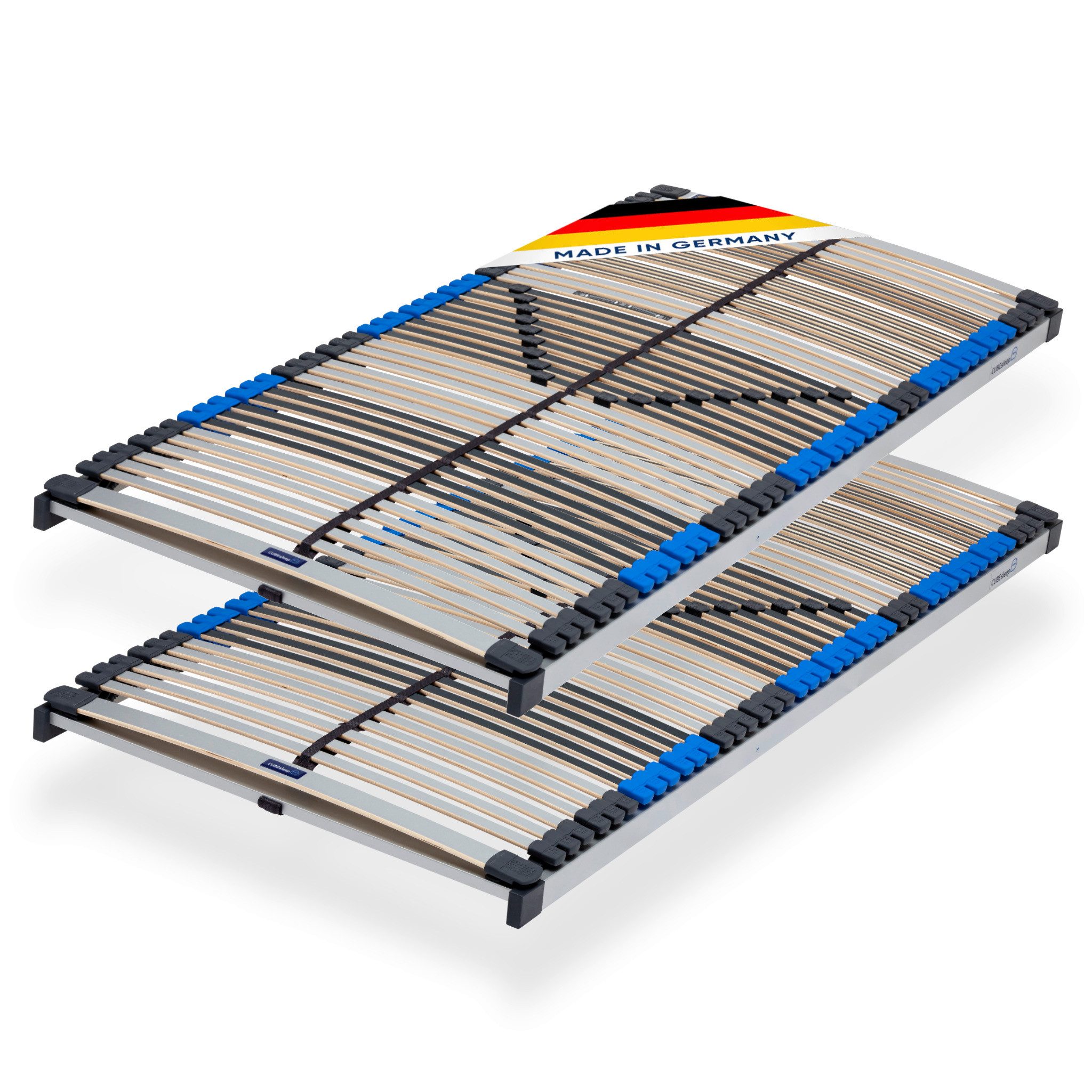 Lattenrost Pure NV Doppelpack 44 Federleisten, CUBEsleep, Kopfteil nicht verstellbar, Fußteil nicht verstellbar, Doppelpack, fertig montiert, 10 Jahre Garantie