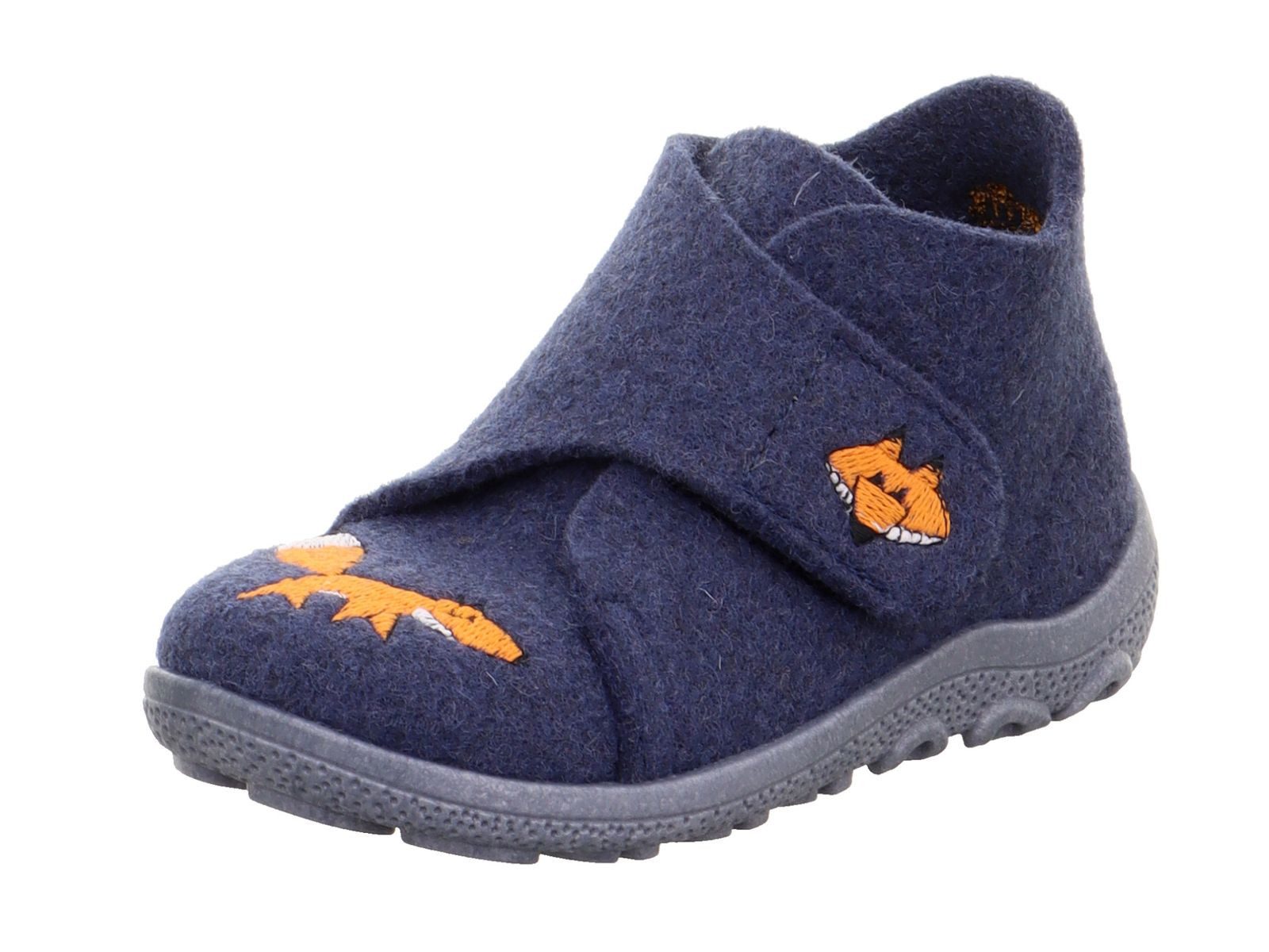 Superfit superfit Kinder Wollfilz Hausschuh HAPPY 1-006291-8000 blau/orange Hausschuh