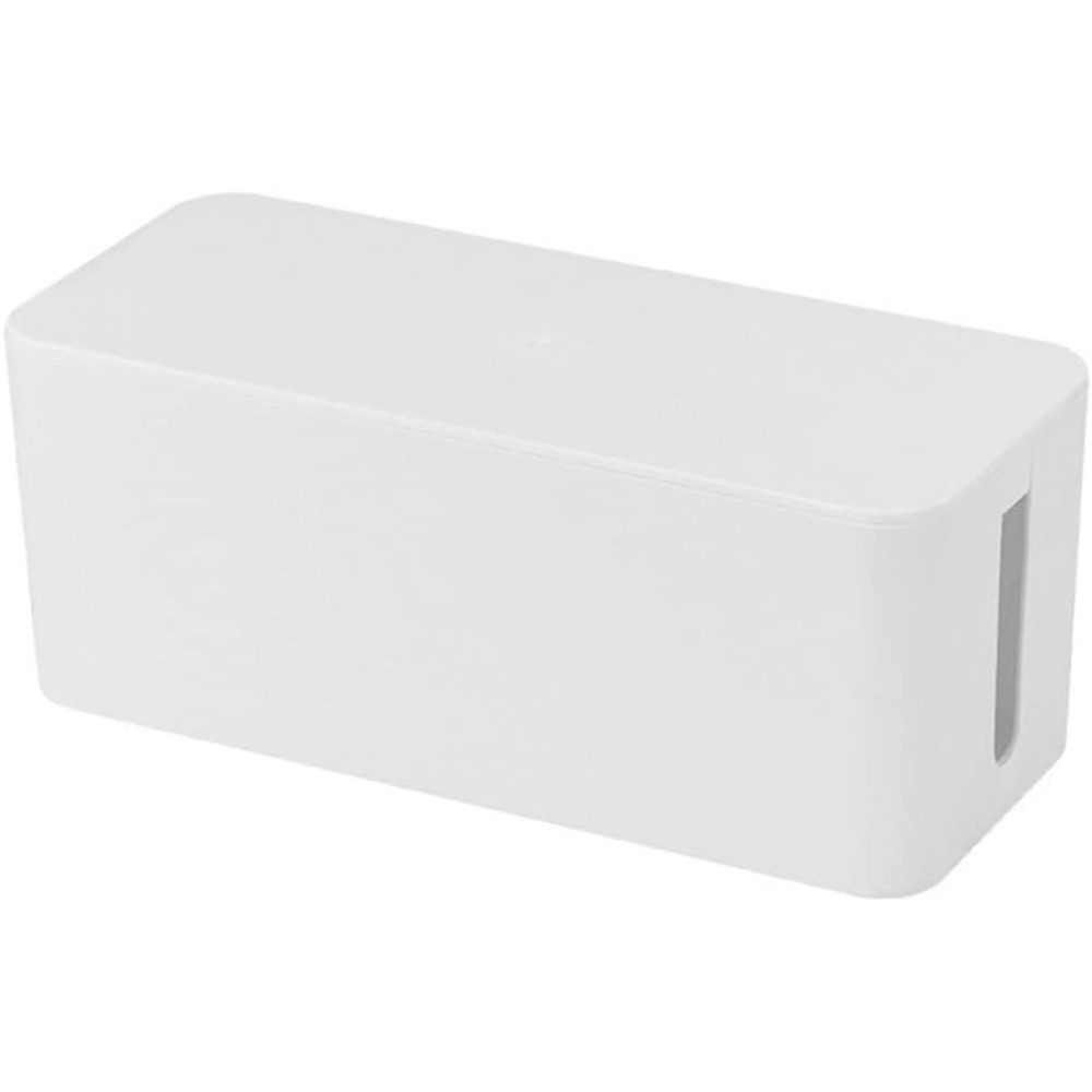 Candyse Kabelbox Kabelorganisation, weiße Staubschutzbox. 9,06 Zoll lang., (Ideal zum Aufräumen von unordentlichen Kabeln)
