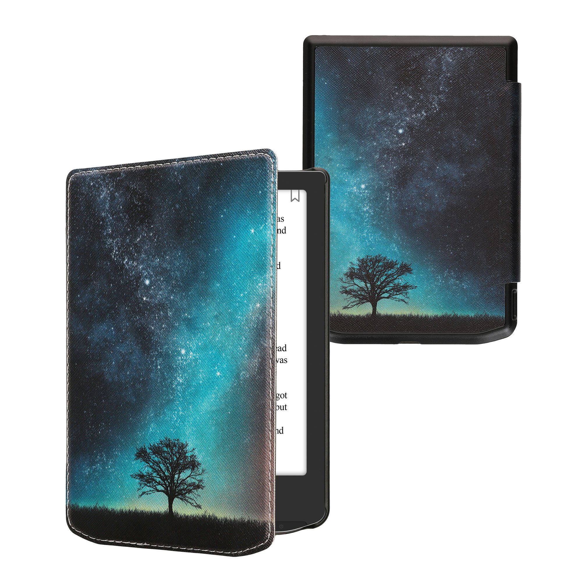 kwmobile E-Reader-Hülle Klapphülle für Pocketbook Verse / Verse Lite / Verse Pro / Color, Hülle eReader