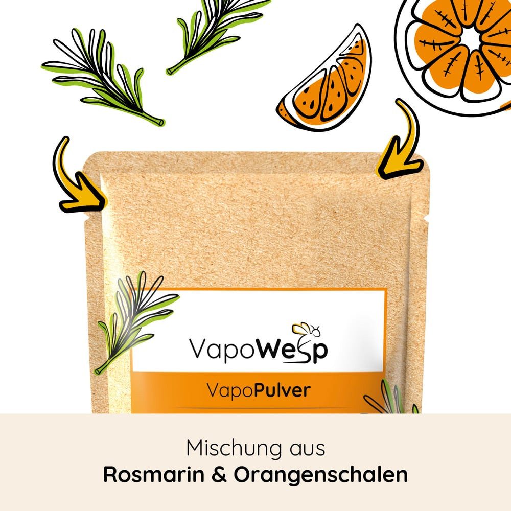 VapoWesp Wespennestattrappe VapoPulver Set 3-tlg. Hay Flowers, Lemon, Orange je 100g, (1-St), Vapo Wesp Duft für die Räucherbox nicht im Lieferumfang enthalten