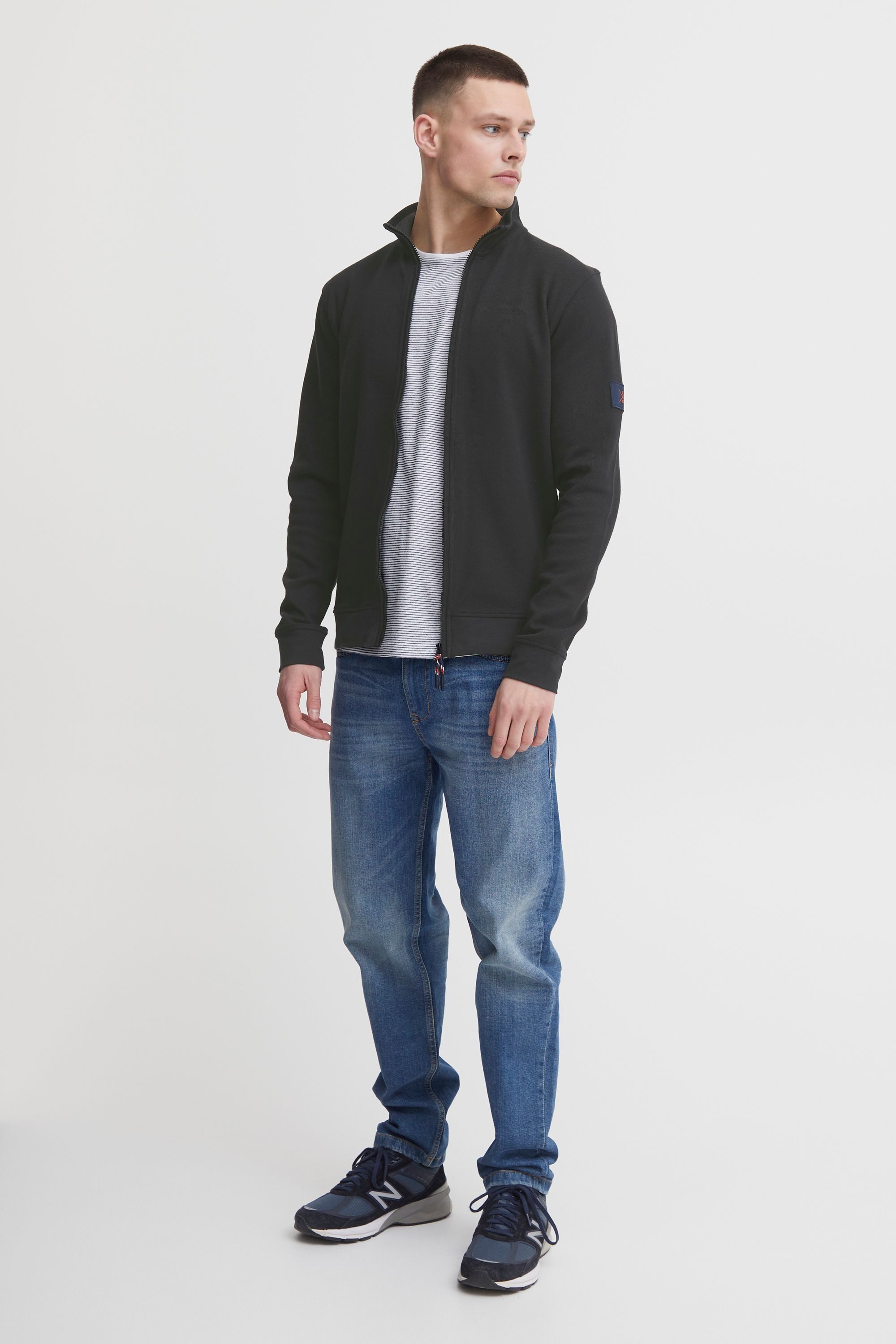 Indicode Sweatjacke IDArcelio Sweatjacke mit Stehkragen günstig online kaufen
