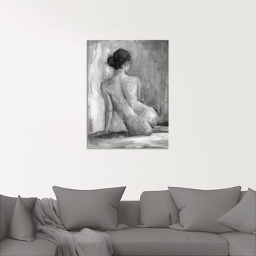 Artland Glasbild Figur in schwarz & weiß I, Frau (1 St), in verschiedenen Größen