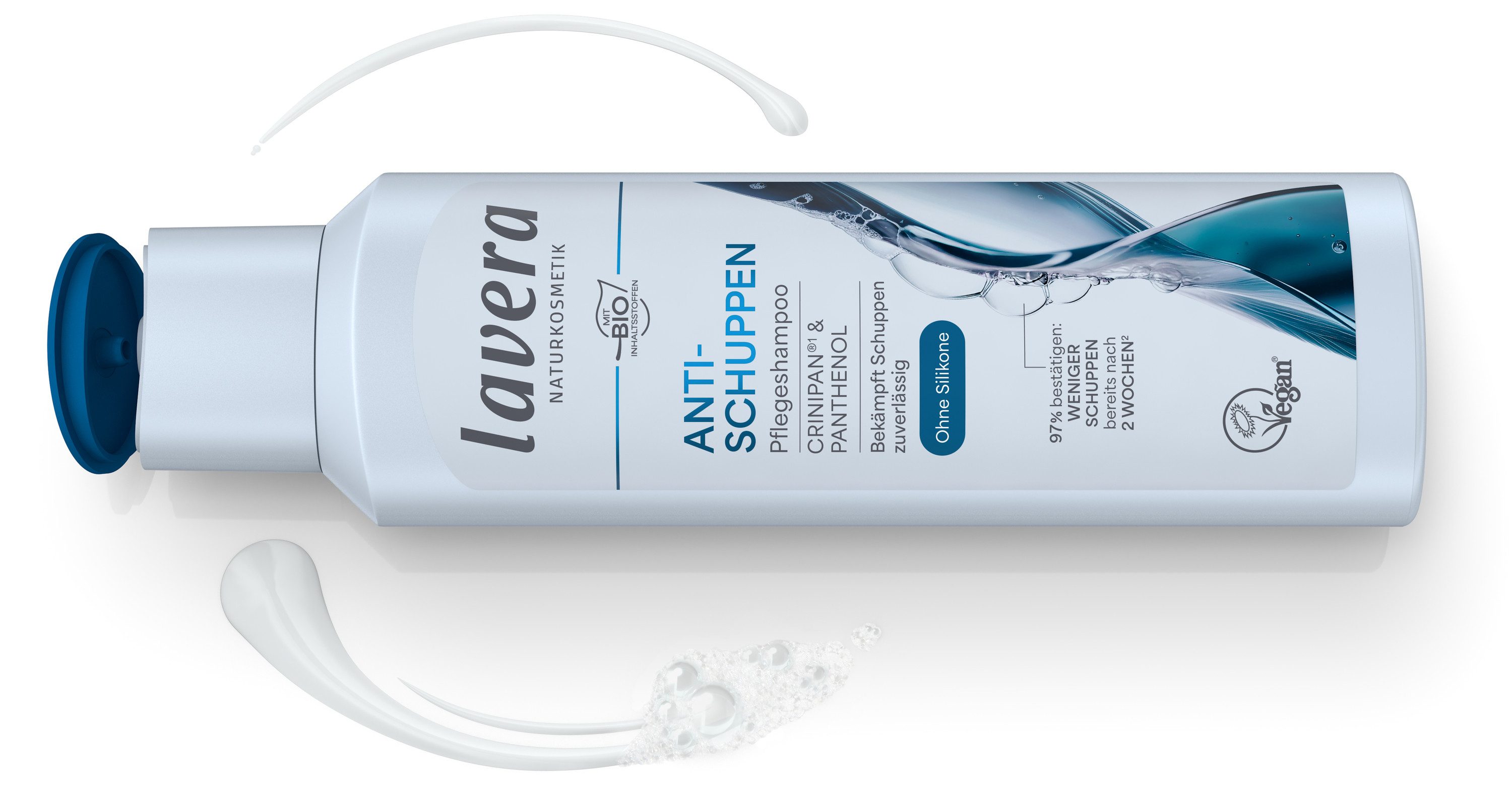 lavera Haarshampoo Pflegeshampoo Anti-Schuppen, 1-tlg.