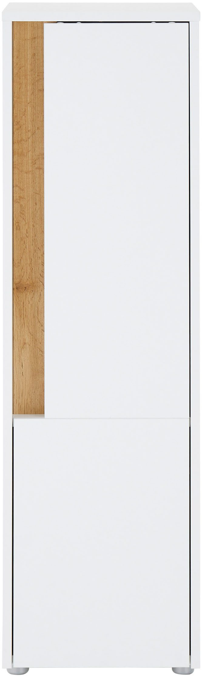 Home affaire Midischrank CITY/GIRON, Badschrank mit Griffmulde, Hochschrank in zeitlosem Design in den Farben Weiß und Anthrazit verfügbar, viel Stauraum – Bild 5 von 5