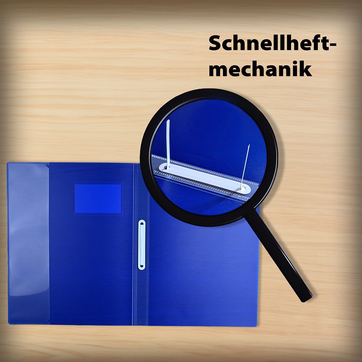 BRUNNEN Schulheft Brunnen, FACT!pp Schnellhefter A4, mit Namensschild & Einstecktasche