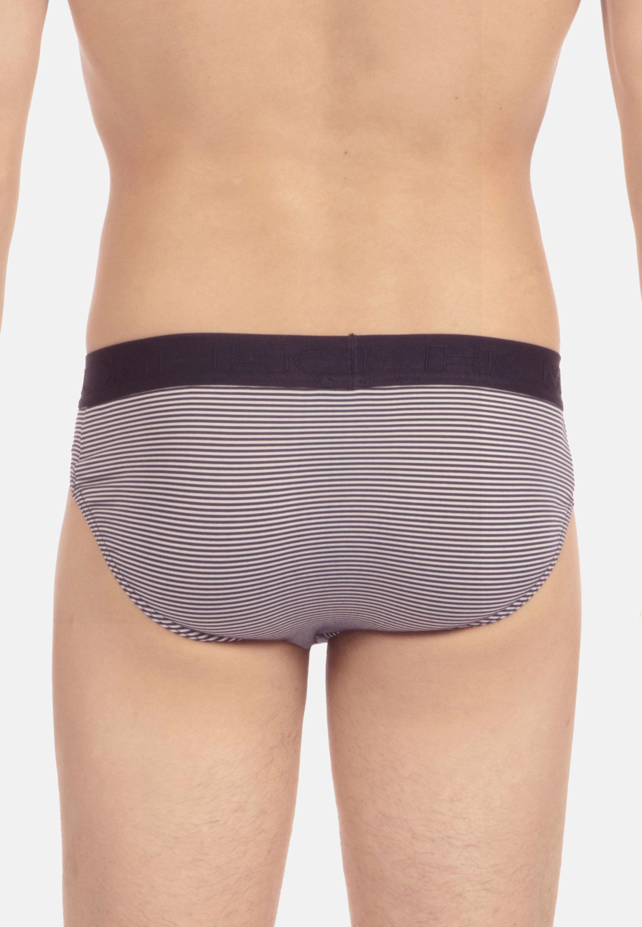 Hom Slip HO1 Simon (1-St) Mini Slip / Unterhose - mit Eingriff - Modisches Streifenmuster