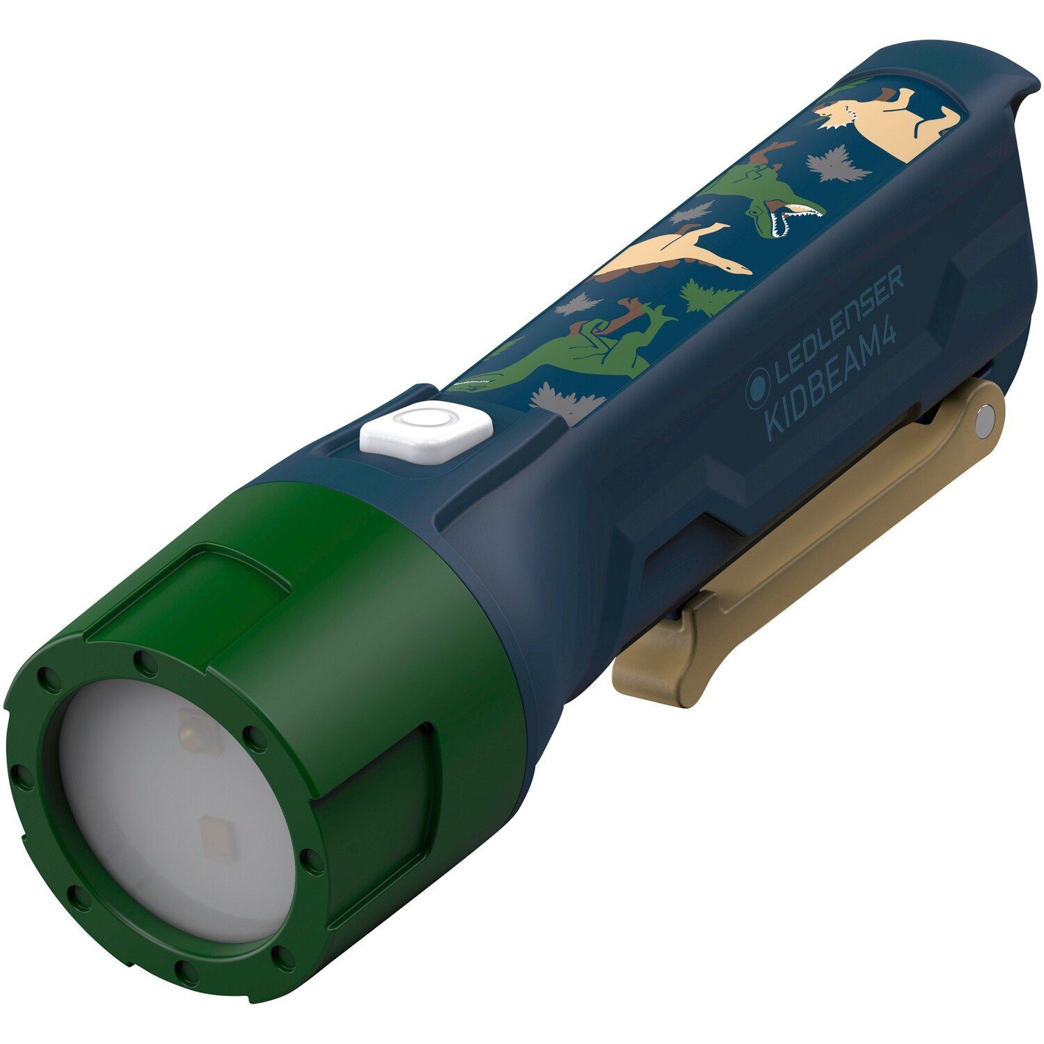 Ledlenser Taschenlampe Kidbeam4 Grün, 72g leicht, 12 cm lang, 4 Farben, LED, AAA, 18h Laufzeit