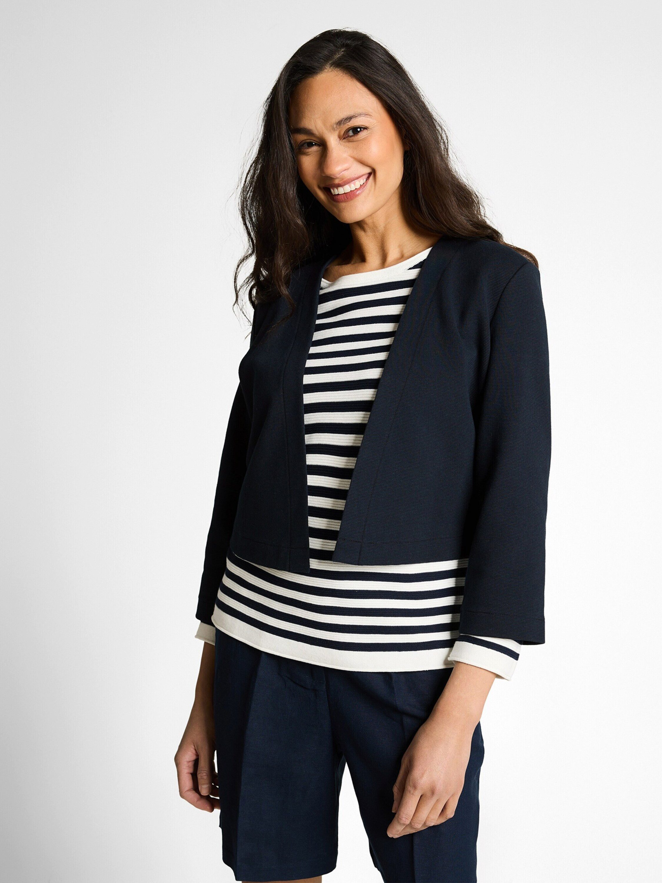 TOM TAILOR Kurzblazer (1-tlg) Plain/ohne Details