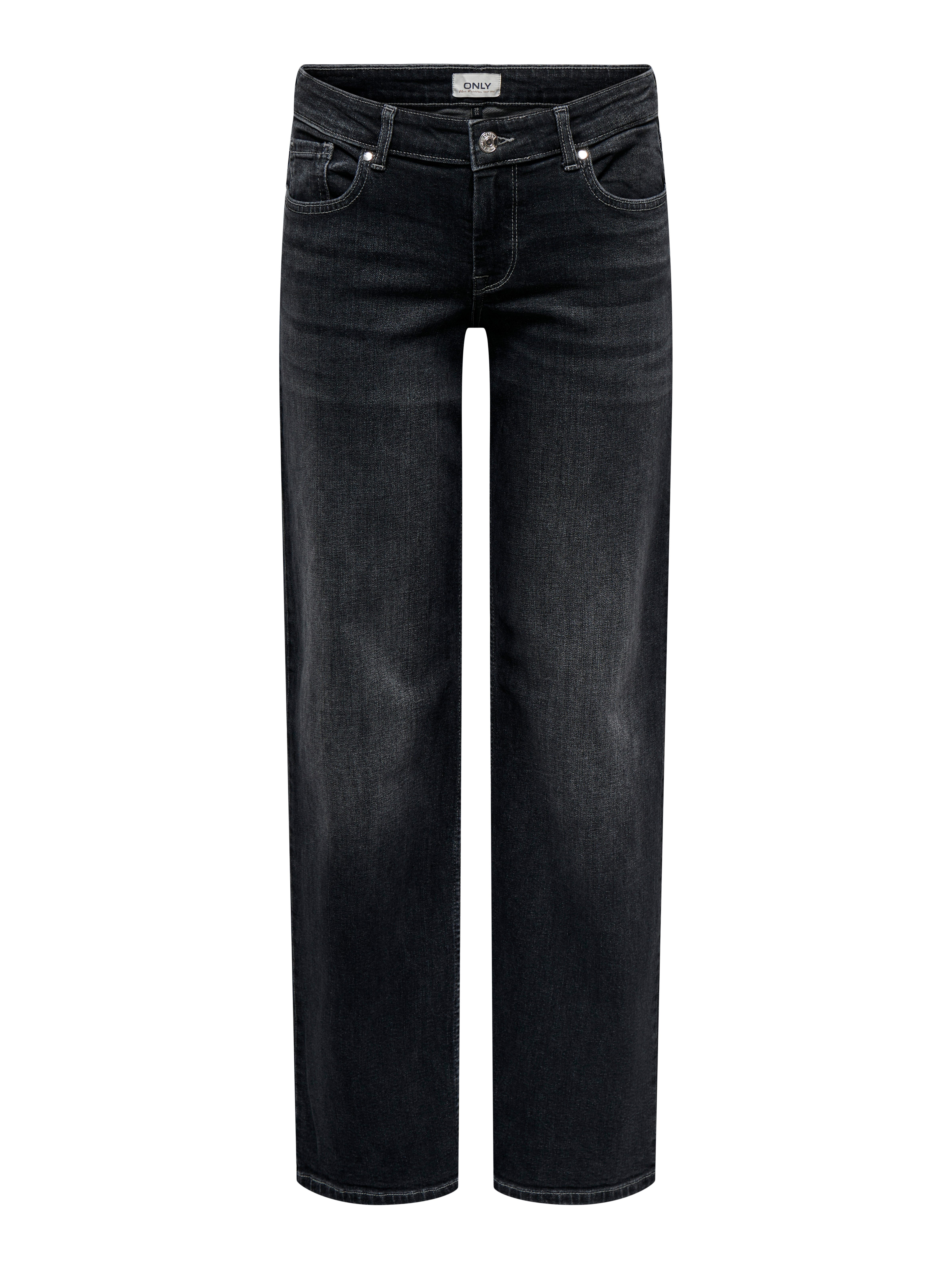 Straight-Jeans ONLJUDY-O LW WIDE LEG DNM TAI850 NOOS