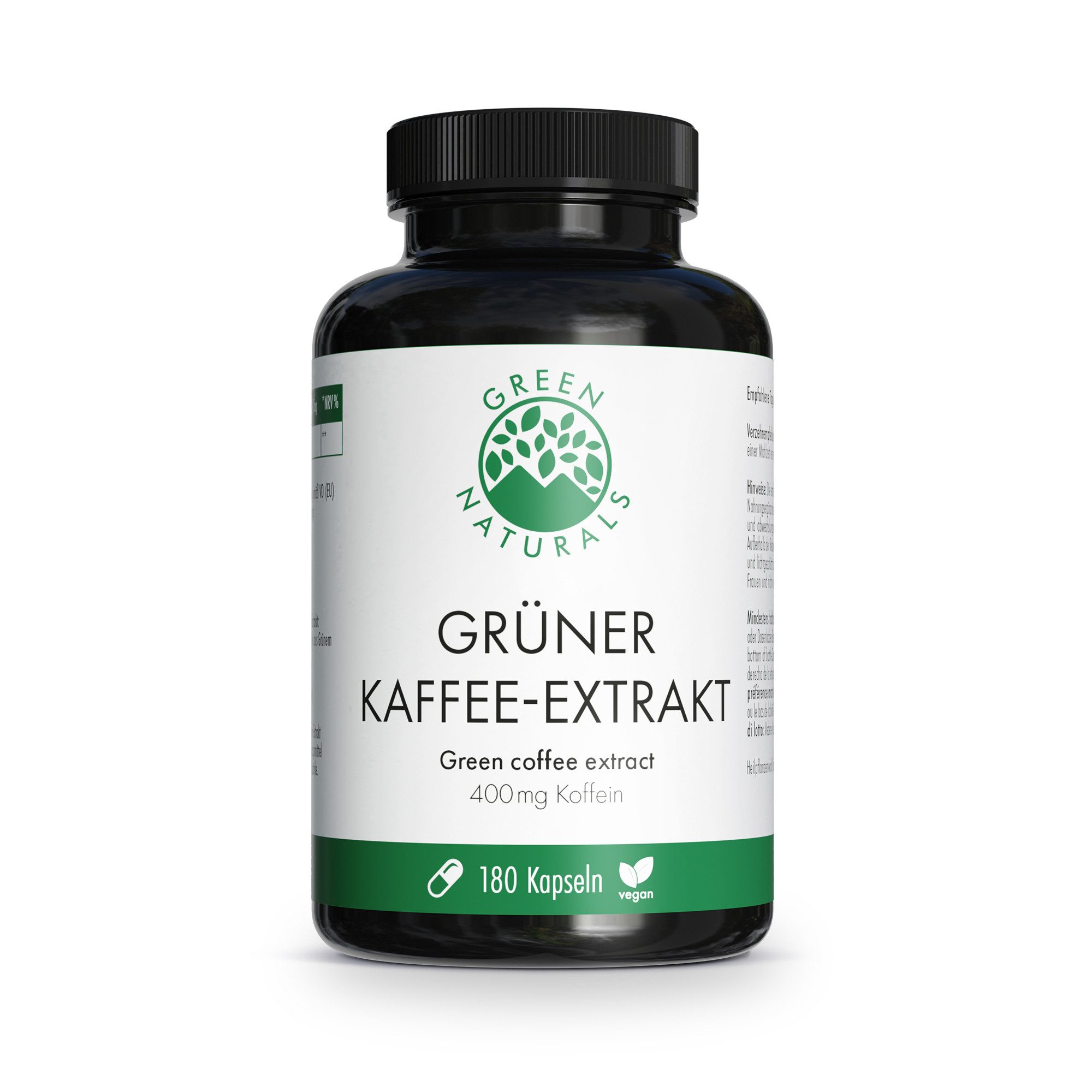 Green Naturals Grüner Kaffee-Extrakt 100% Koffein KAP, 89.0 g