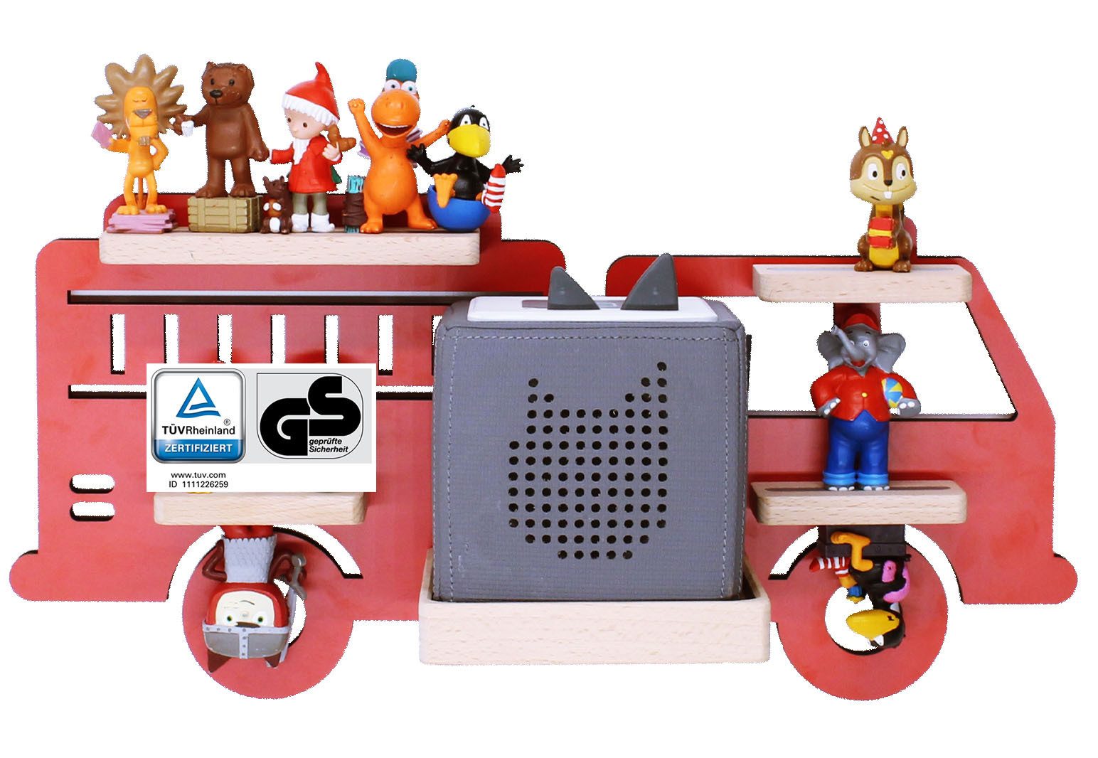 Boarti Wandregal Regal Feuerwehr Kinder Toniebox Tonies Figuren günstig online kaufen