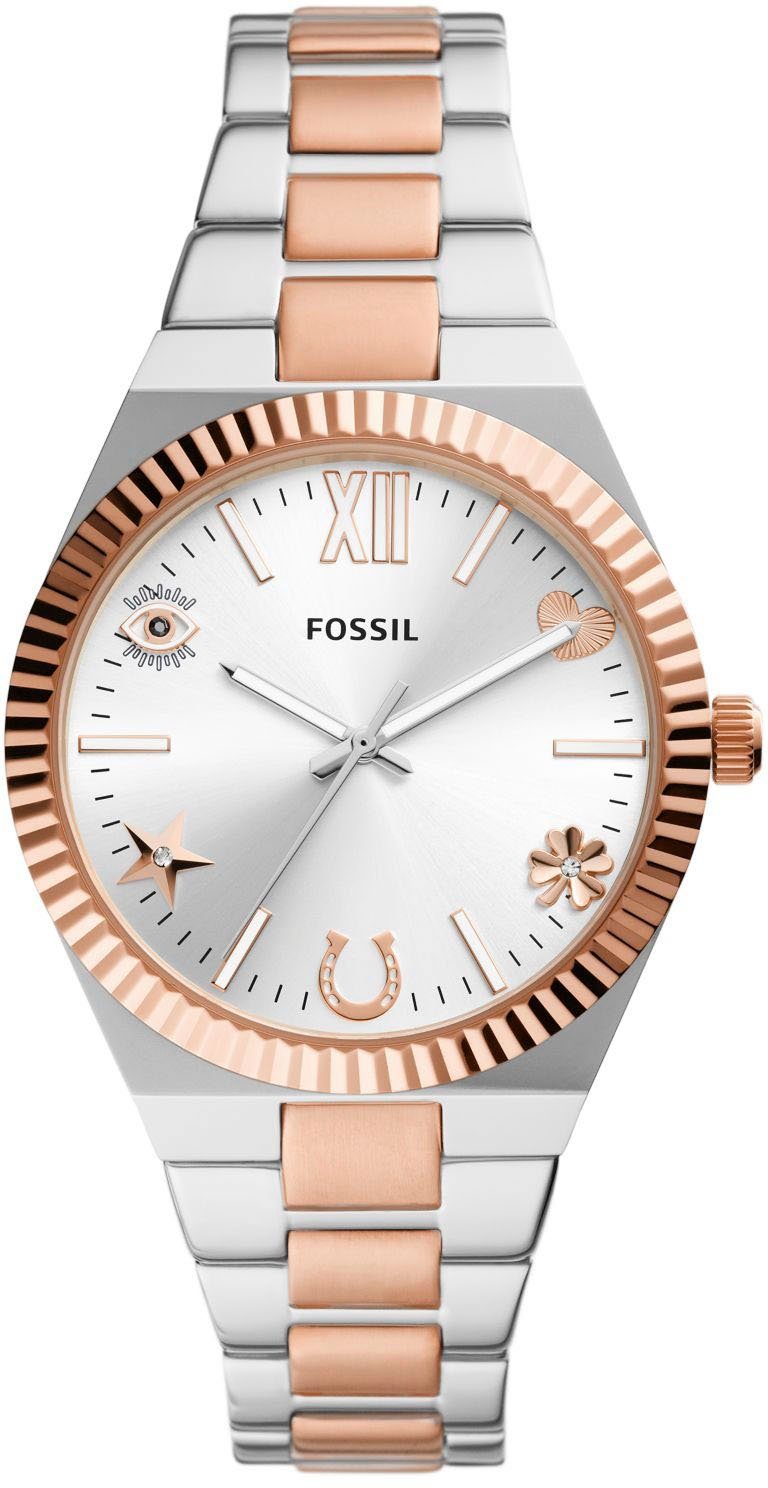 Fossil CARLIE MINI - Uhr - multi/roségoldfarben 