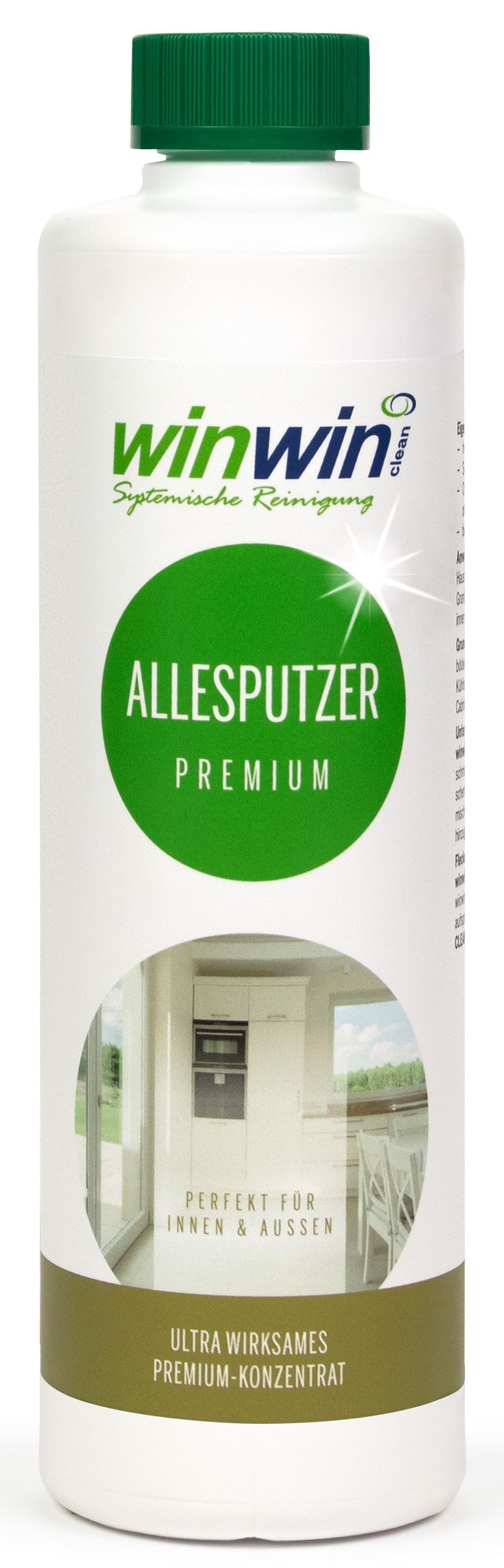 winwinCLEAN Allesputzer PREMIUM 500ml für Haushalt, Küche, Bad, Böden, Auto, uvm. Allzweckreiniger