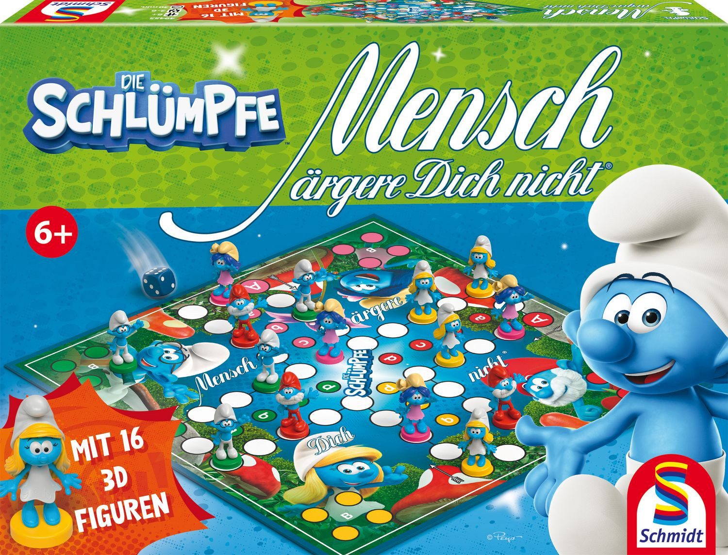 Schmidt Spiele Spiel Mensch ärgere Dich nicht®, Die Schlümpfe