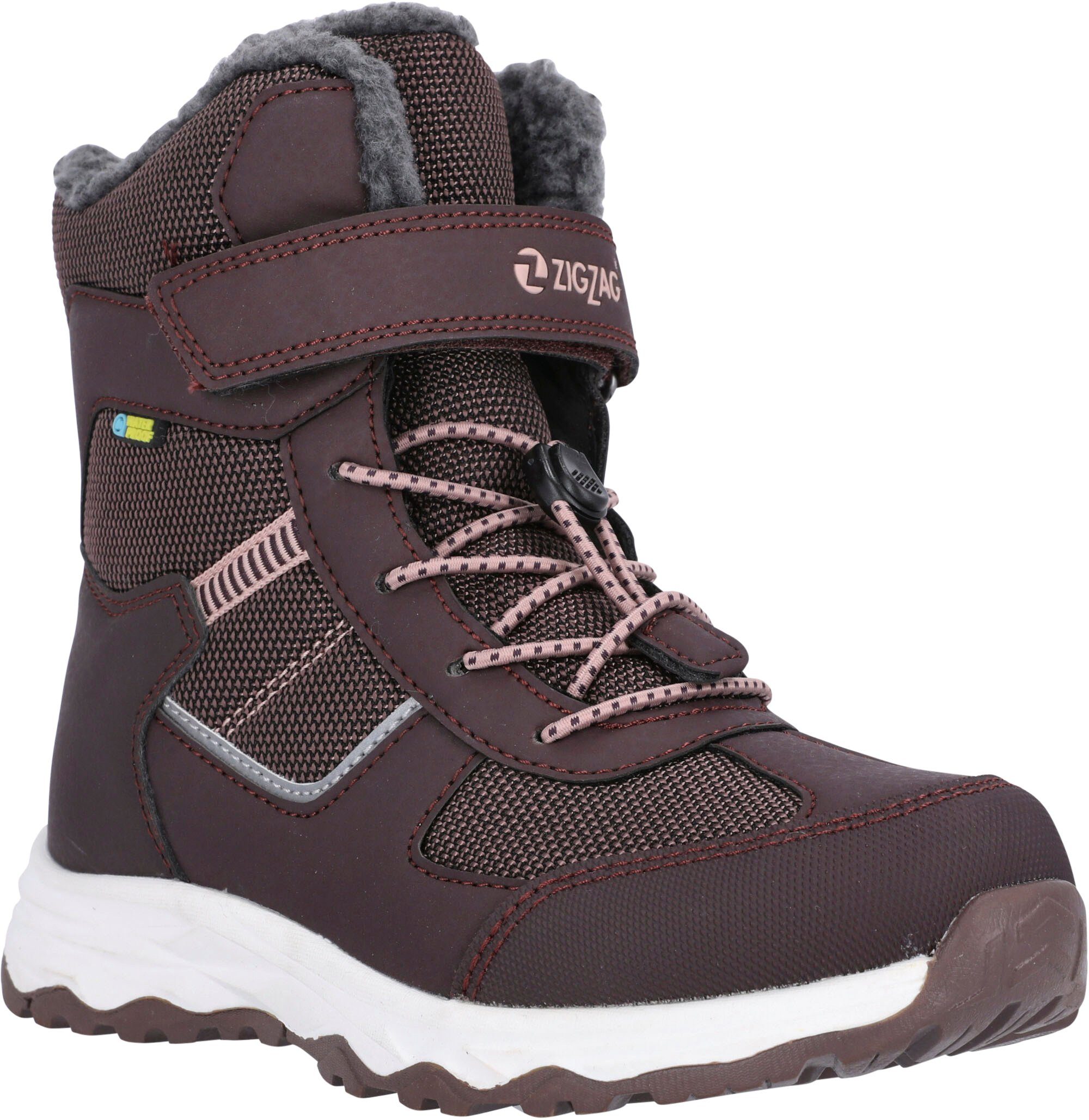 ZIGZAG Balful WP Winterboots und aubergine wasserdicht wärmend