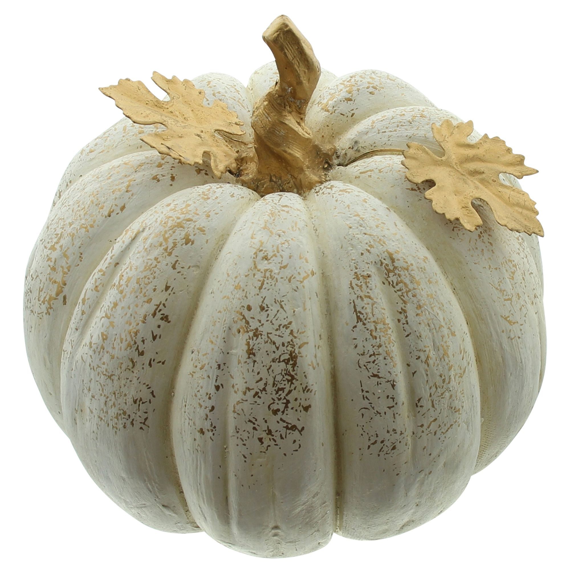 Frank Flechtwaren Dekofigur, Kürbis White groß