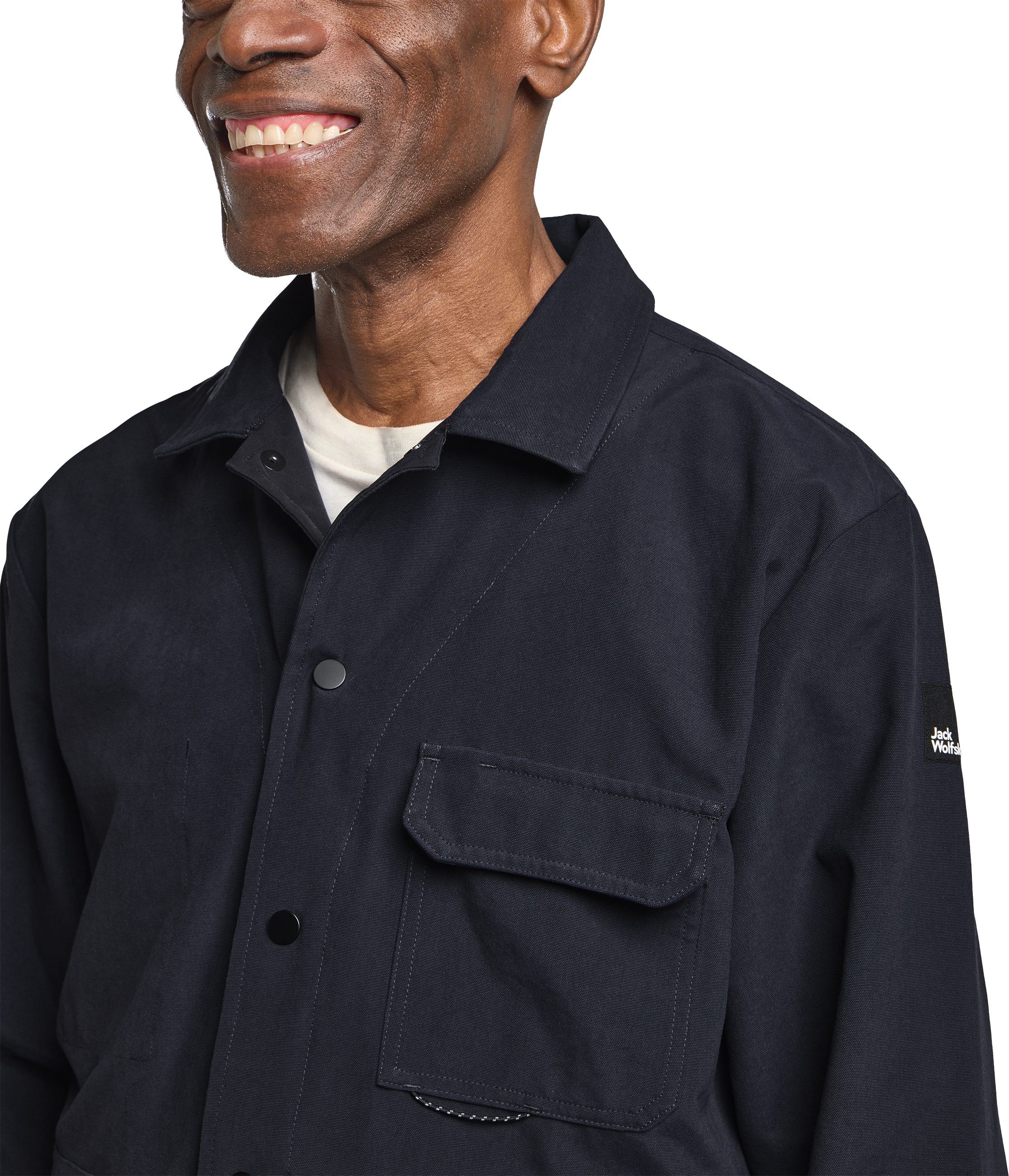 Jack Wolfskin Outdoorhemd TERRACADE OVERSHIRT M Outdoorjacke, Mischung aus Hemd und Jacke