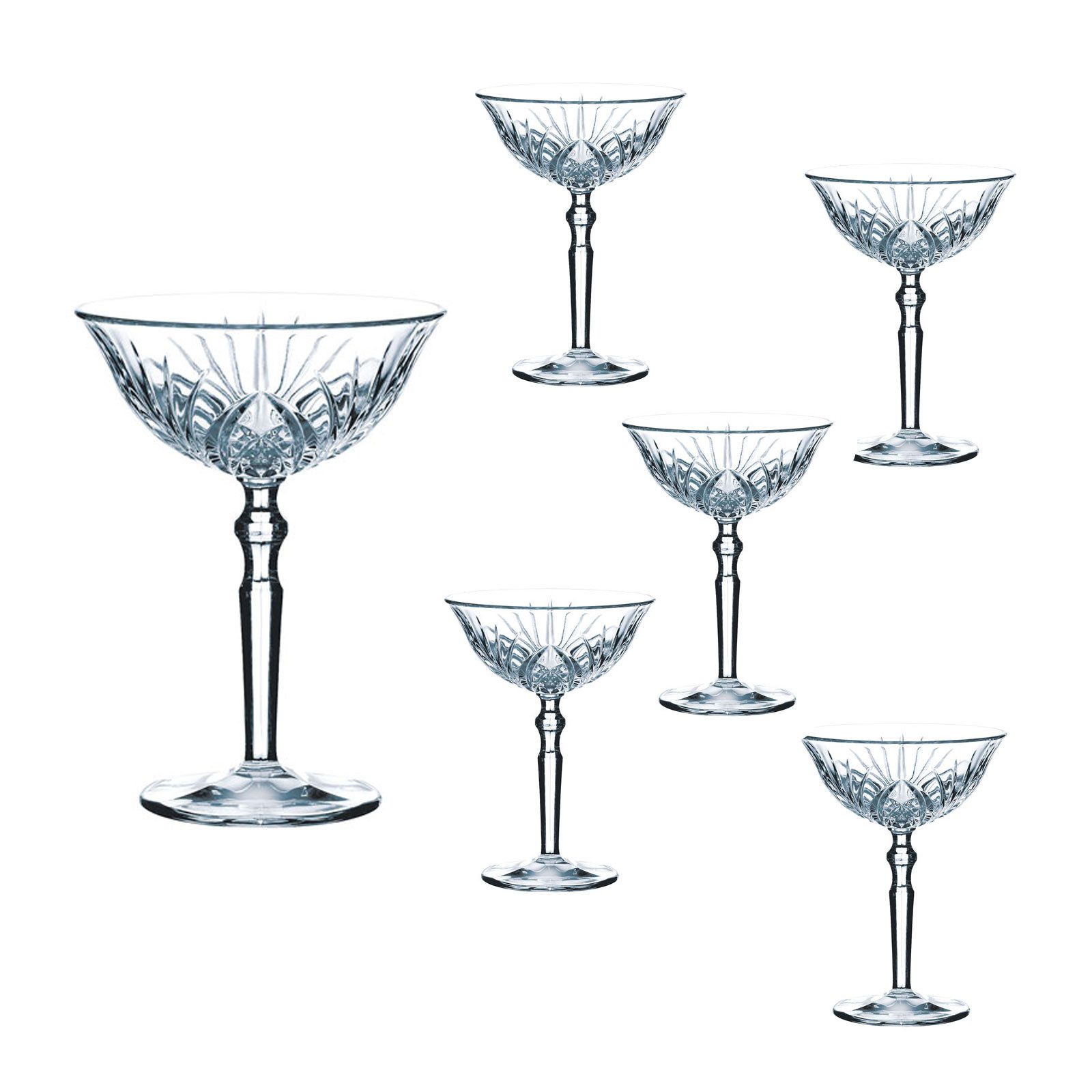 Nachtmann Glas Palais, 6-tlg., Kristallglas