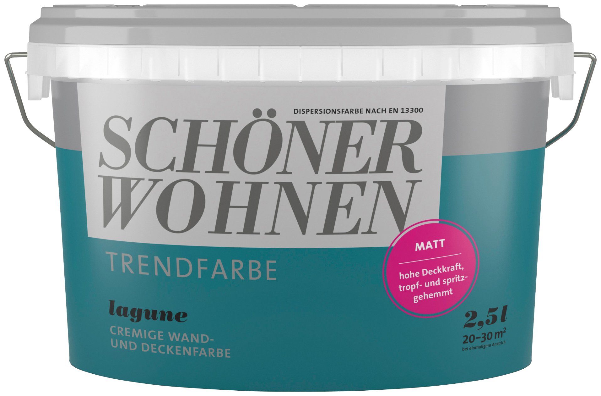 SCHÖNER WOHNEN-Kollektion Wand- und Deckenfarbe »Trendfarbe Lagune