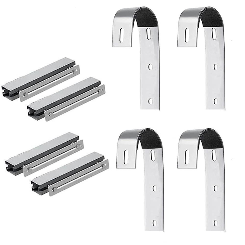 GLIESE Solaranlage 4X PV Halterung 114cm Solarmodul Balkonkraftwerk, (4-St., 2x Solarmodul Halterung inkl. Befestigungsmaterial), für Flachdächern Balkon Wohnmo – Bild 3 von 5