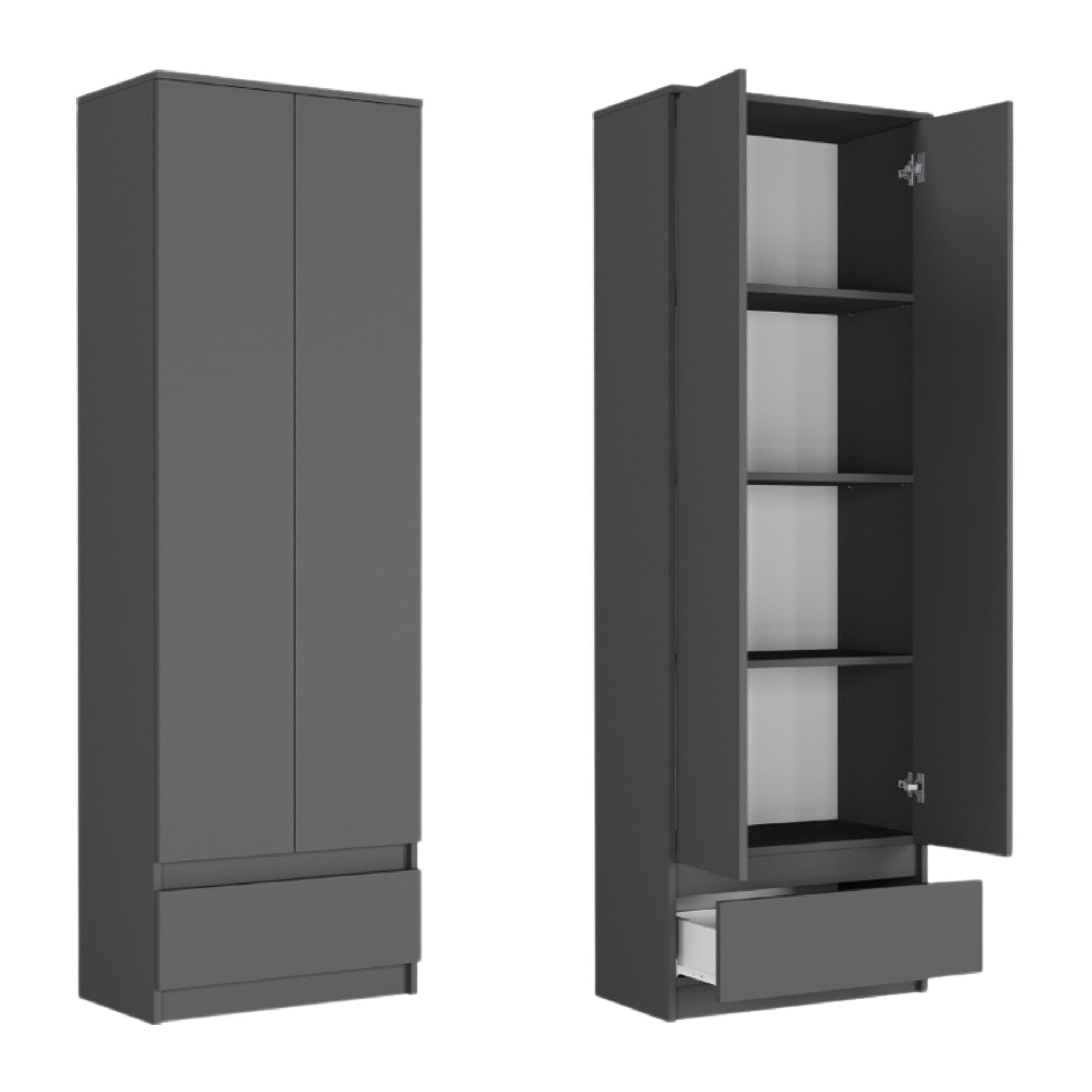 Home Collective Kleiderschrank mit 2 Türen, günstig online kaufen