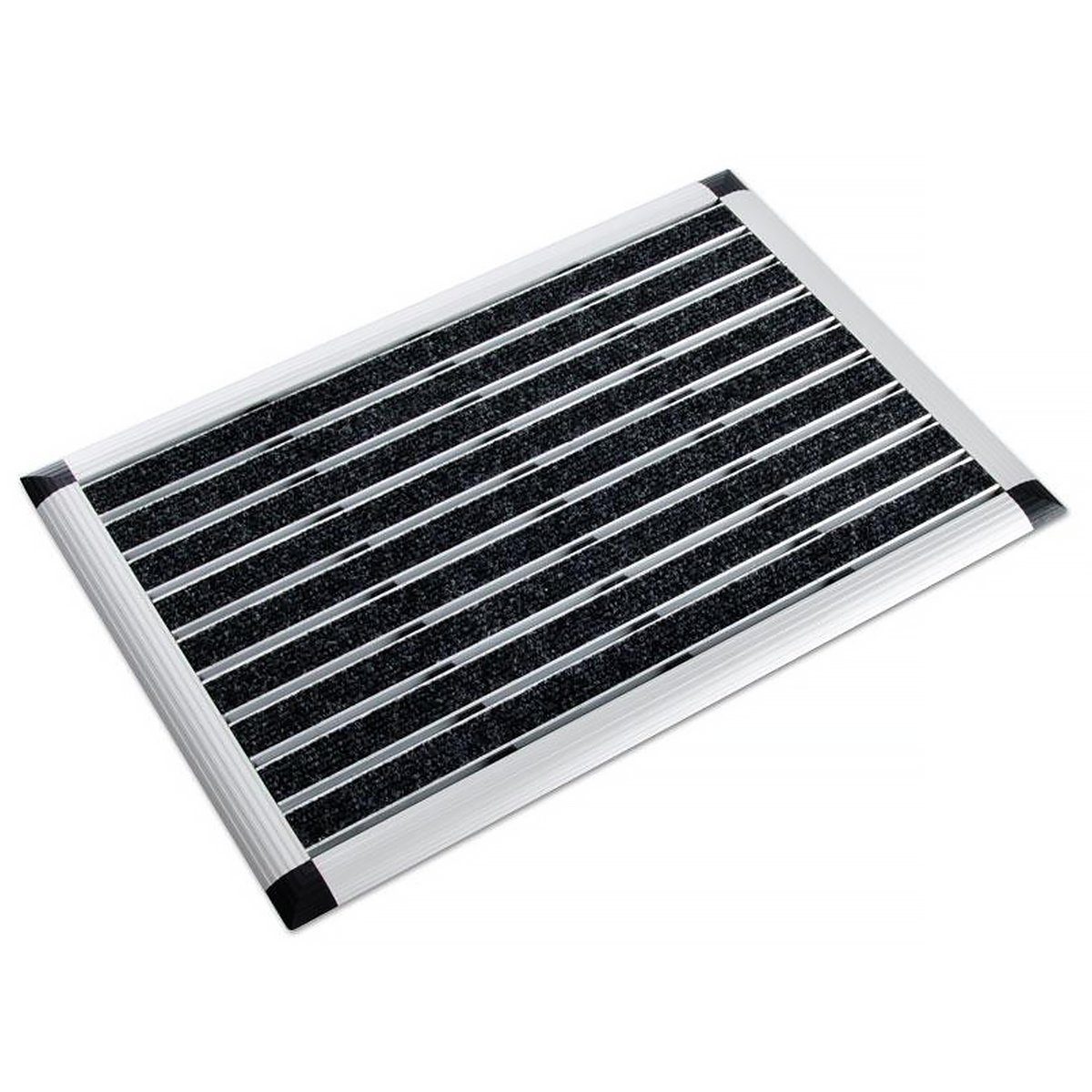 Fußmatte Alu-Türmatte Elegant Mat Ribbed, Schmutzfangmatte, 2 Größen