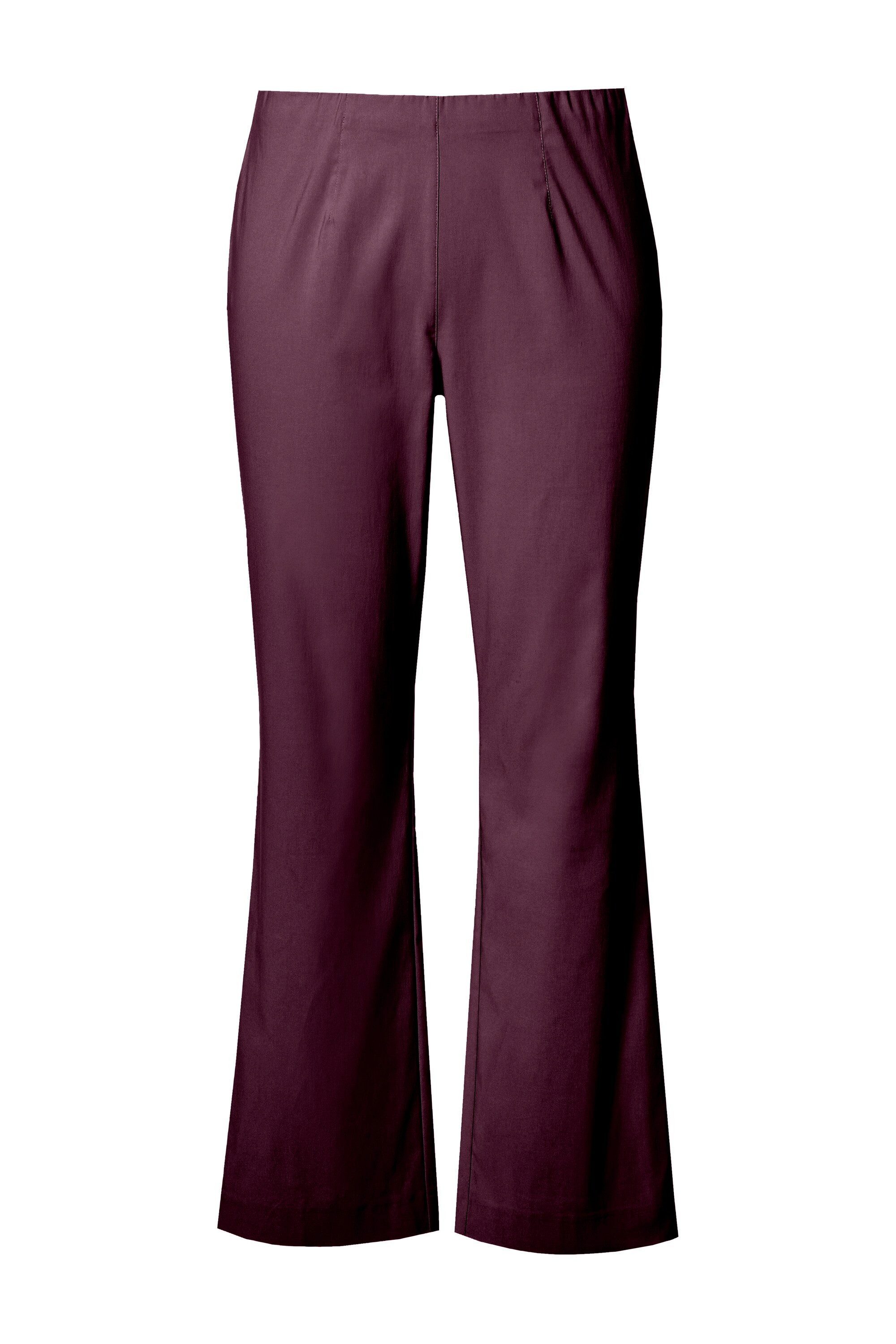 Ulla Popken Schlupfhose Thermo-Bengalinhose Slim Fit warm Elastikbund günstig online kaufen