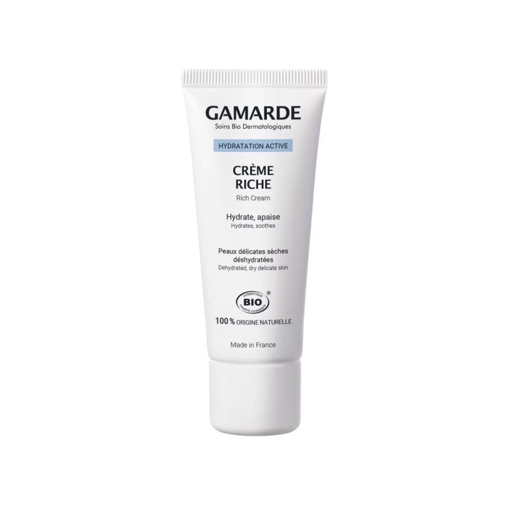 Gamarde Körperpflegemittel, Hyaluronsäure, feuchtigkeitsspendende, reichhaltige Creme, 40 ml