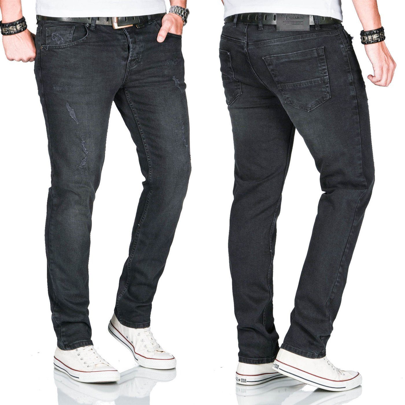 Alessandro Salvarini Straight-Jeans mit used look günstig online kaufen