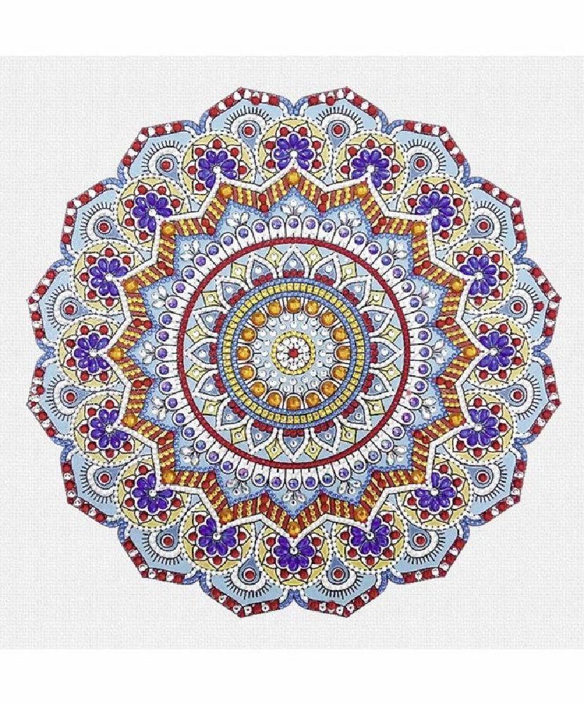 URSUS Kreativset Diamond Painting Mandala zum selbstgestalten, (Diamanten-Mandala, mit allem notwendigen Zubehör)