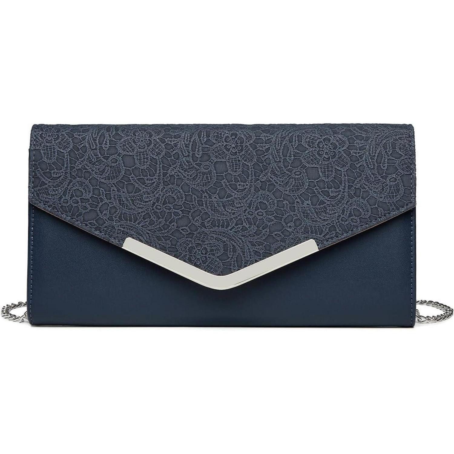 LuxusKollektion Clutch Damen Clutch Abendtasche Kettentasche Elegante Handtasche Hochzeit