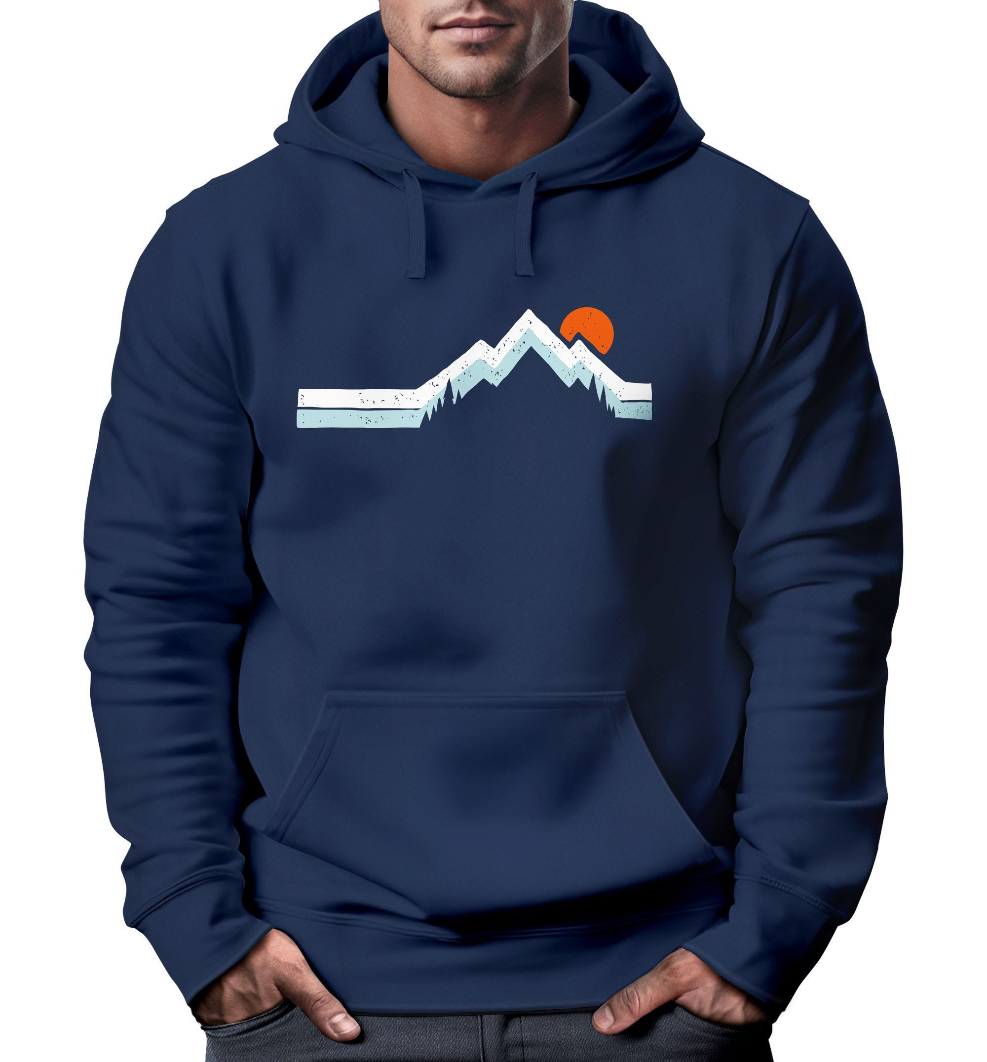 Neverless Hoodie Hoodie Herren Berg Wandern günstig online kaufen