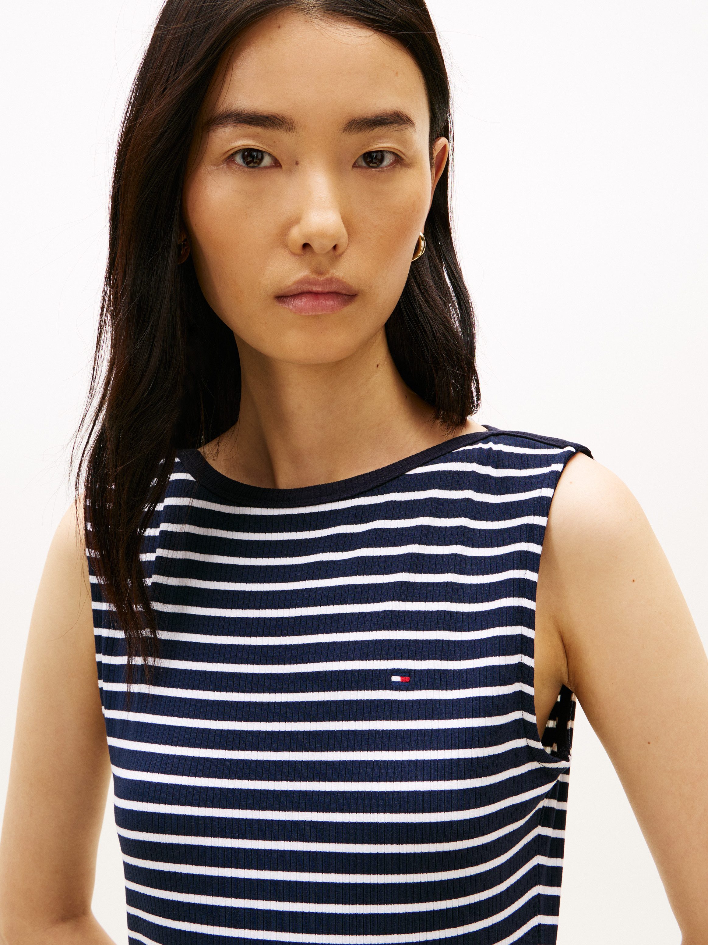 Tommy Hilfiger Jerseykleid 5X2 SLIM SLASH-NK DRS