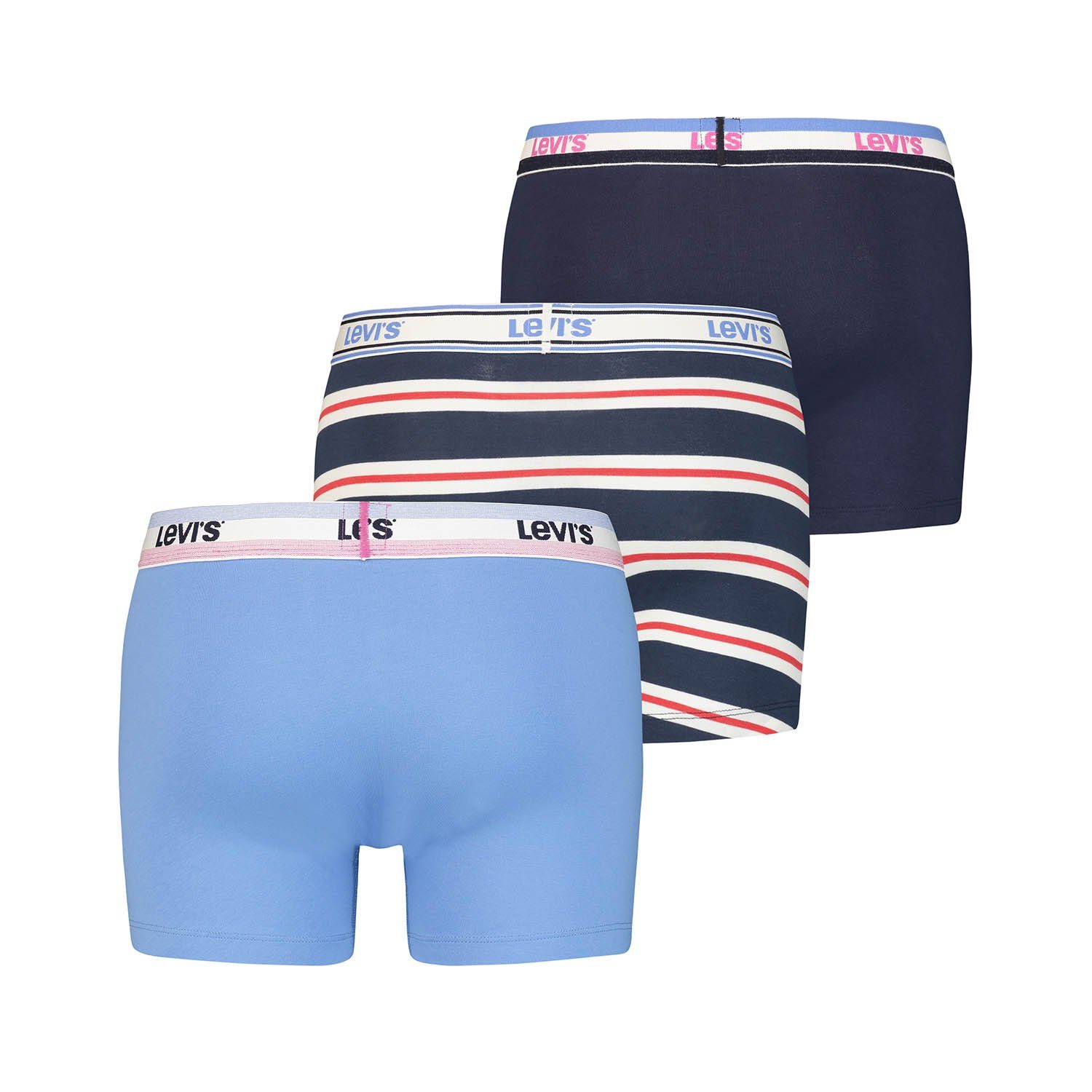 Levi's® Boxershorts LEVIS Men (3-St) Logo 3P Boxer Blue Brief Combo Giftbox