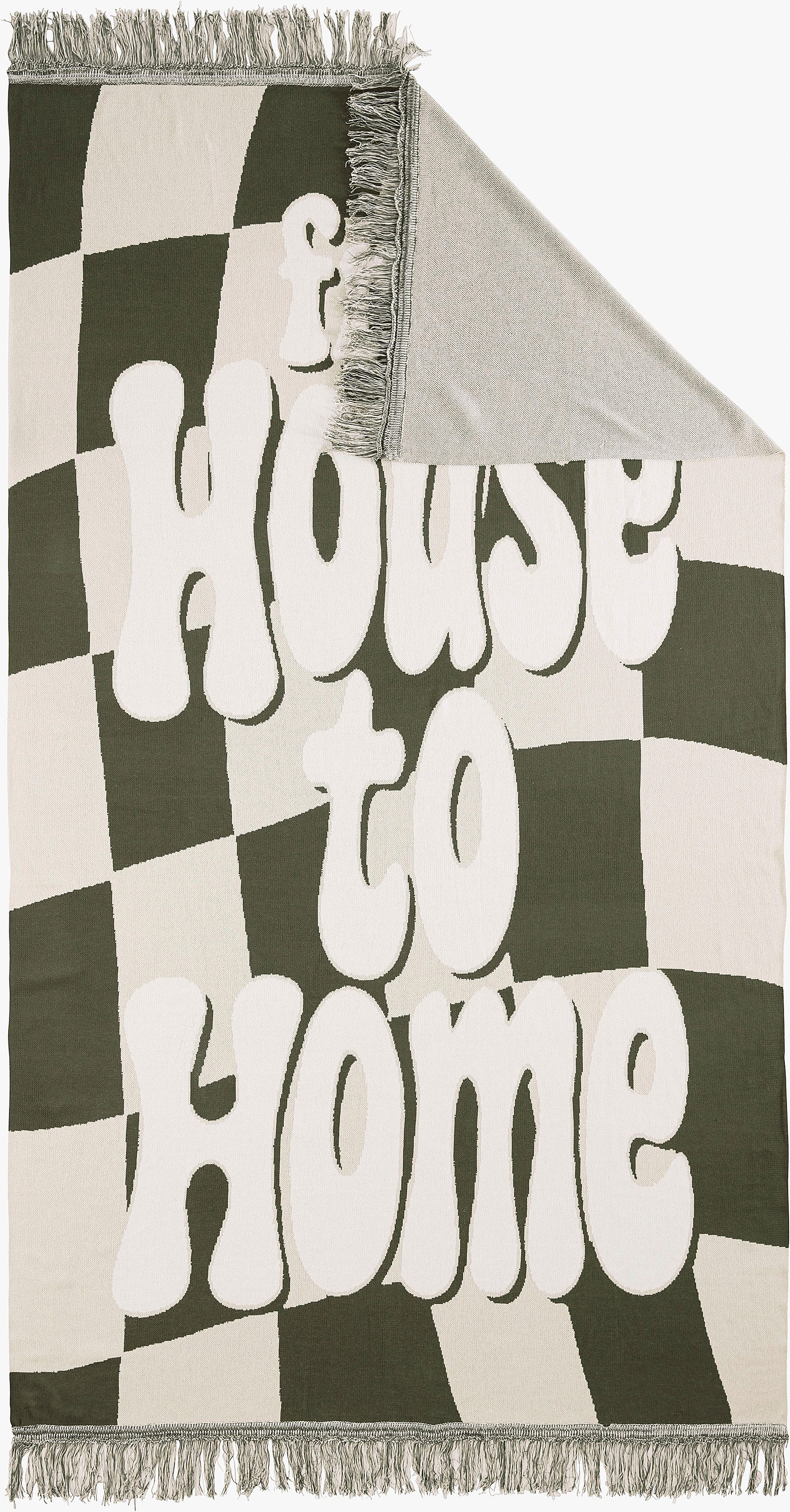 Wohndecke Snugsy, homsy by Ana Johnson, Pflegeleicht, 100% Baumwolle, Exklusiv, 200x150 cm, Tagesdecke