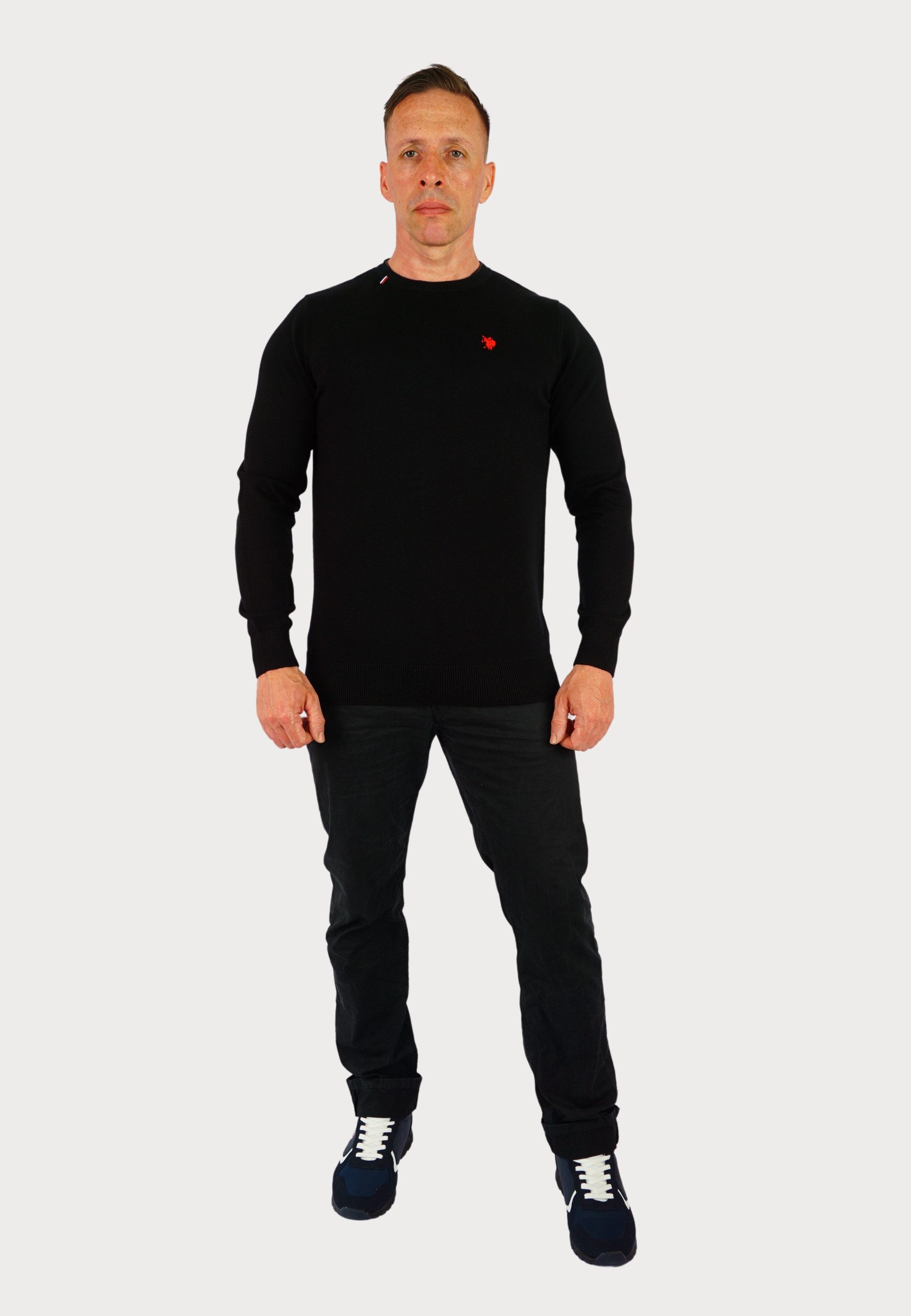U.S. Polo Assn. Strickpullover Strickpullover Pullover R-Neck (1-tlg) günstig online kaufen