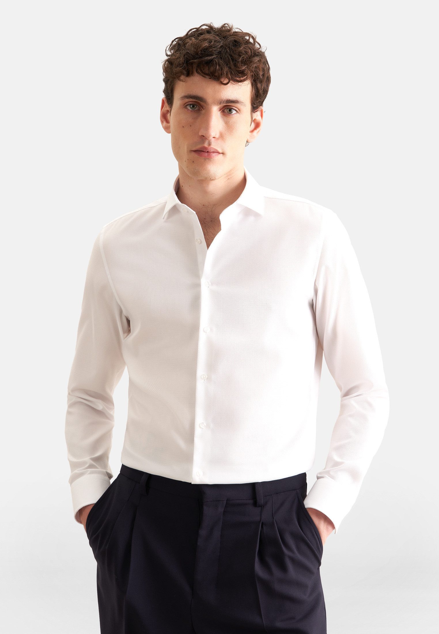 Businesshemd Schwarze Rose
