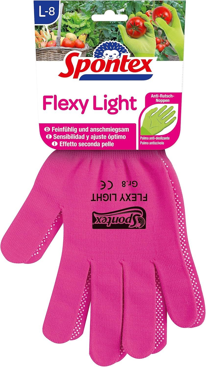 SPONTEX Gartenhandschuhe Spontex Gartenhandschuhe Flexy light Gr. L (1-St)
