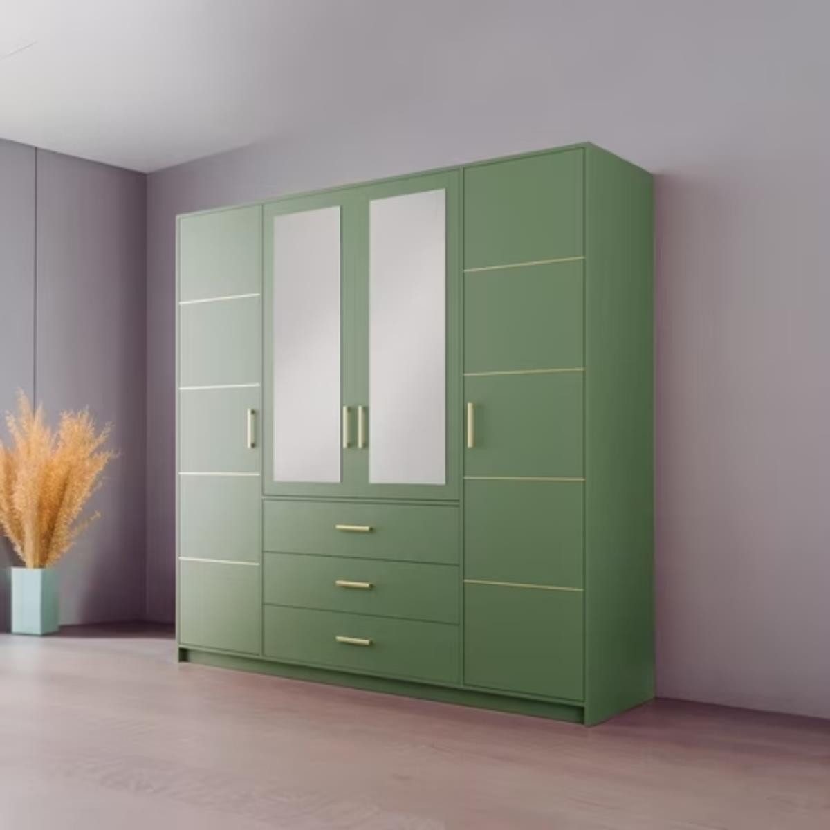 Compleo Kleiderschrank mit 4 Türen und günstig online kaufen