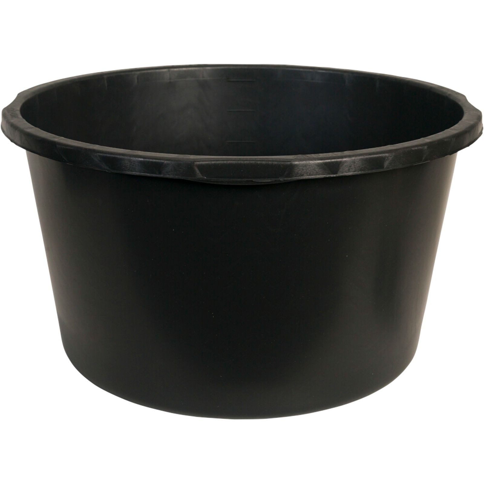 IRONSIDE Mörtelkübel Mörtelkübel Mörtelwanne Mörtelkasten 65 l schwarz mit Literskala