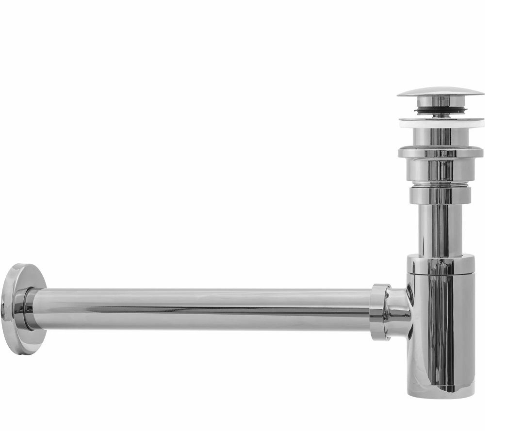 wohnwerk.idee Siphon Ablaufgarnitur Waschbecken Geruchsverschluss Schwarz günstig online kaufen