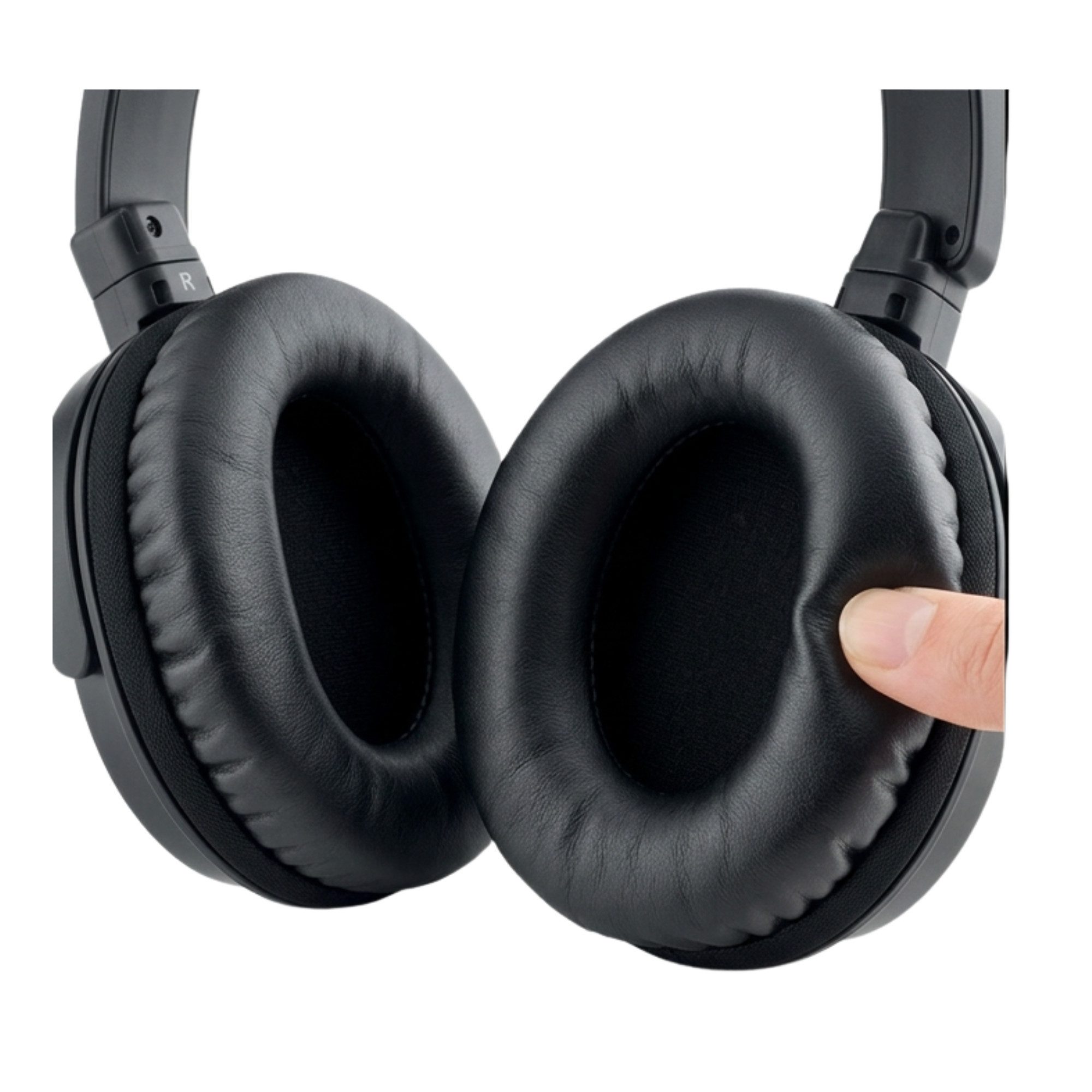 HUMANTECHNIK BequemerTV-Kopfhörer mit Kabel, L/R-Lautstärke getrennt regelbar Over-Ear-Kopfhörer (keine, kabelgebunden, extralanges Kabel 5,5m) – Bild 5 von 5