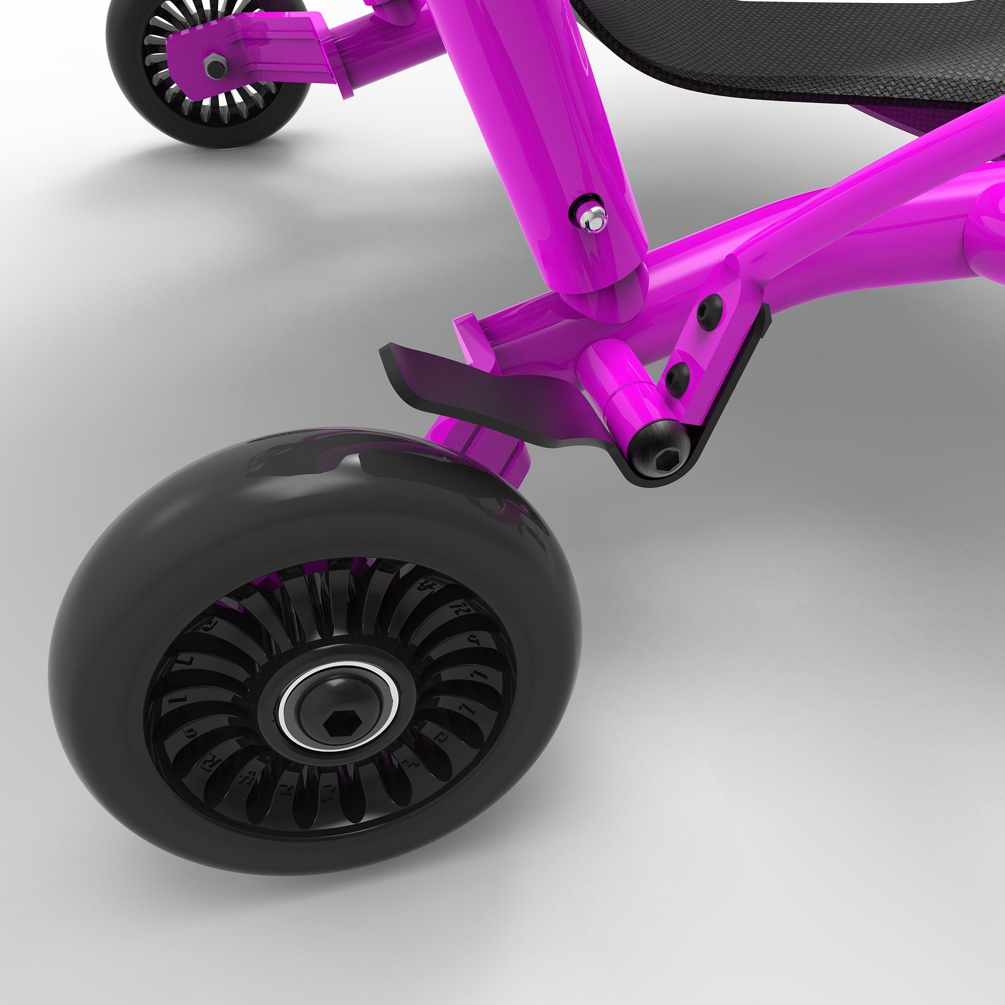 EzyRoller Dreiradscooter Classic X, Kinderfahrzeug Jahre Kinder 4 bis 14 pink ab Funfahrzeug für Dreiradscooter