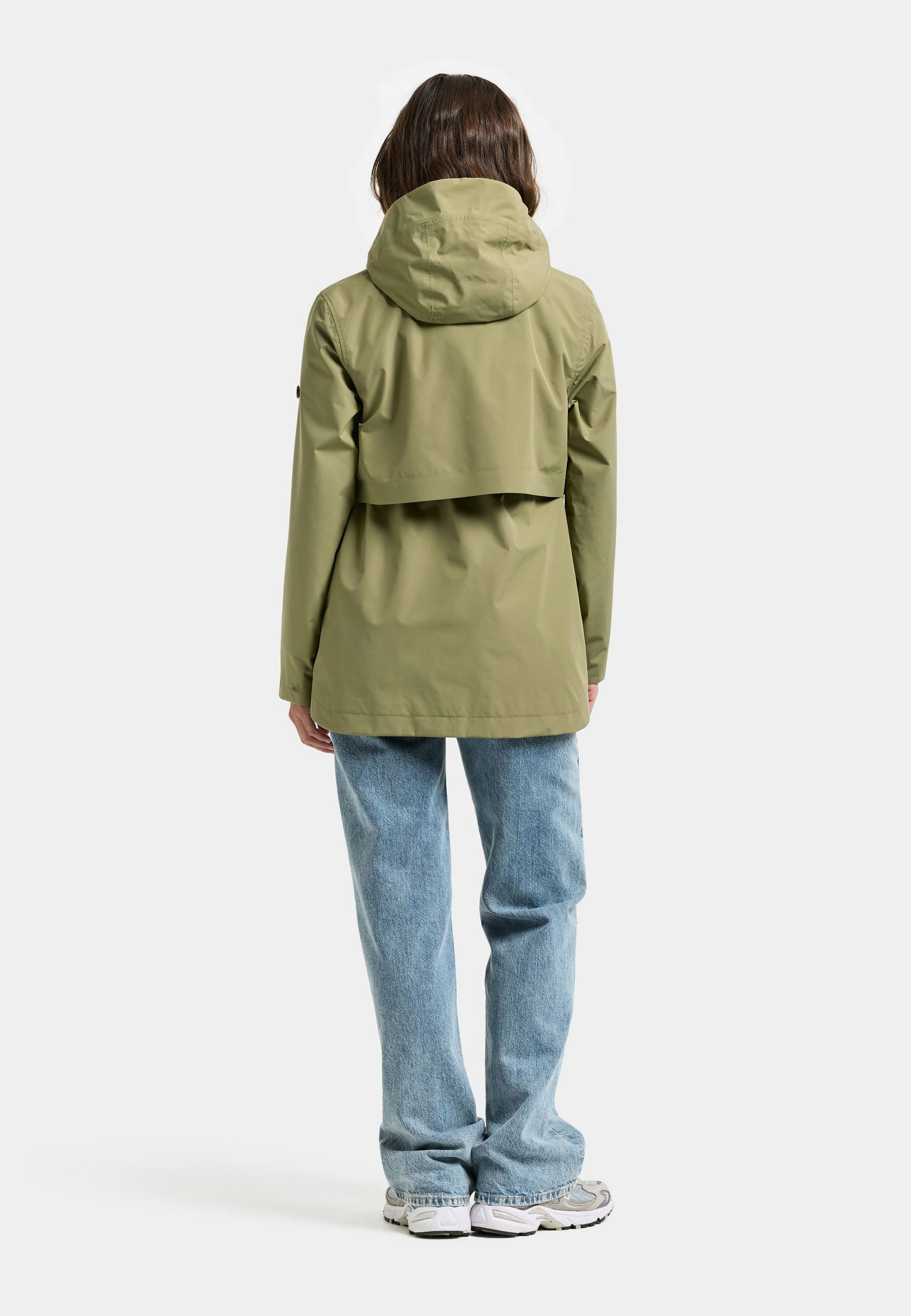 Didriksons Allwetterjacke Damen Übergangsjacke Regenjacke Wasserdicht ELSA mit Kapuze mit Taschen – Bild 4 von 5