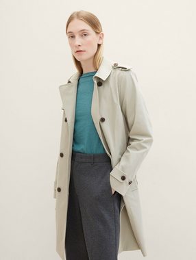 TOM TAILOR Regenmantel Basic Trenchcoat